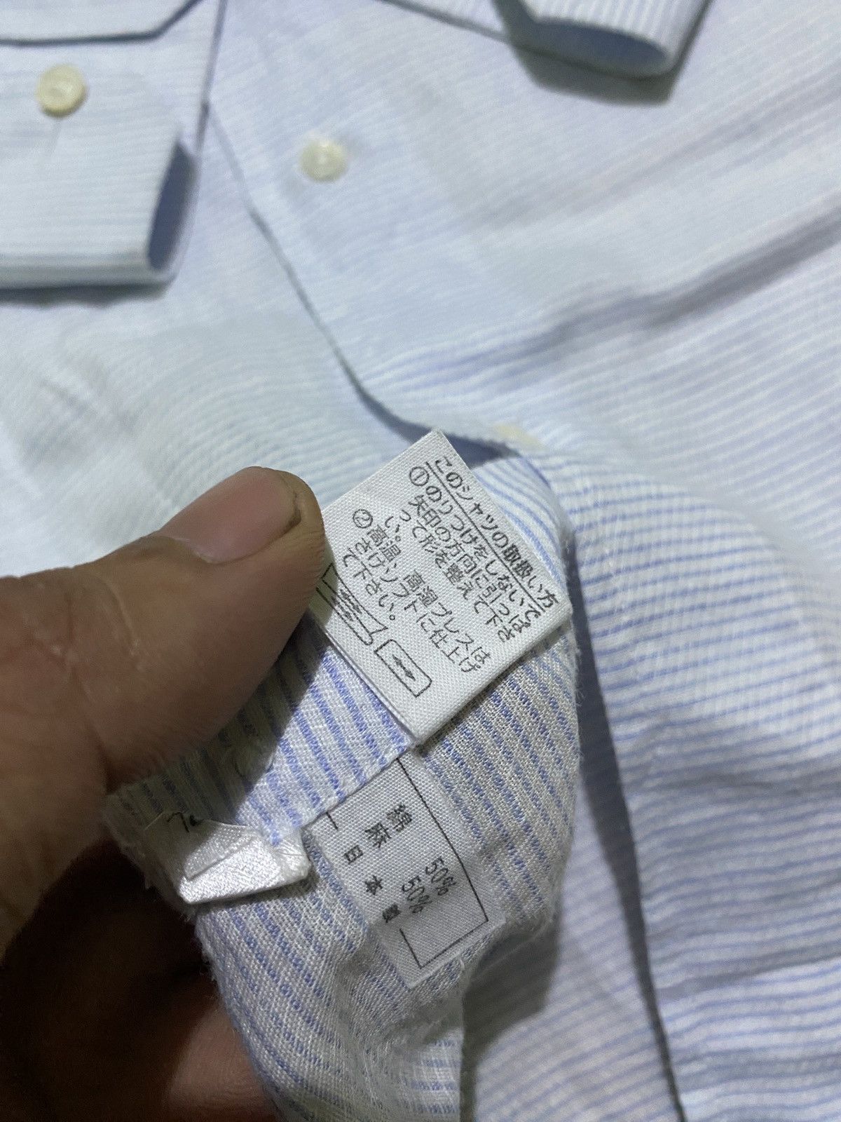 Celine × Hedi Slimane Vintage Celine shirt stripe Size US S / EU 44-46 / 1 - 5 Thumbnail