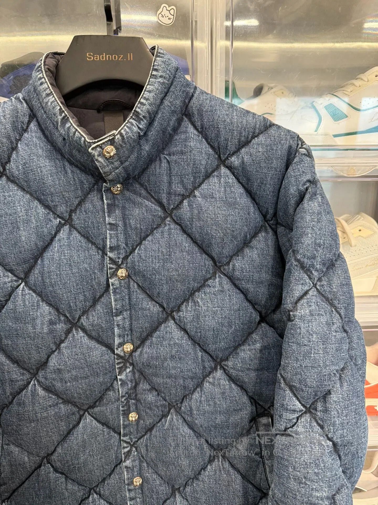Chrome Hearts Chrome Hearts Diamond Quilted Denim Down Jacket. Size US M / EU 48-50 / 2 - 2 Thumbnail
