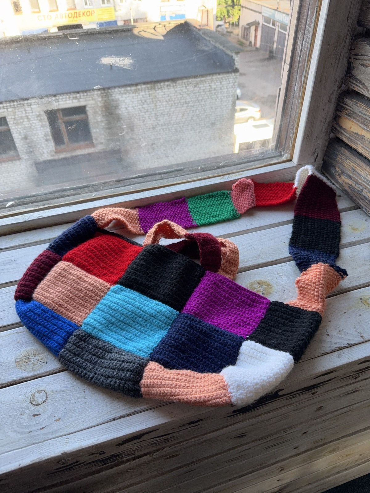 Japanese Brand Japanese style Handmade Knit Y2K 00s Retro Boho bag Size ONE SIZE - 2 Thumbnail