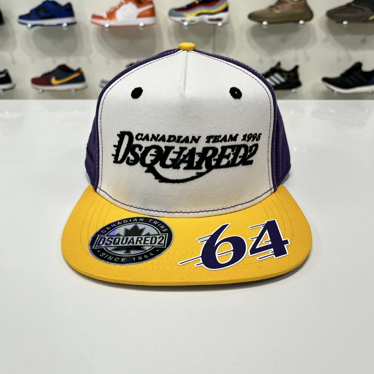 Dsquared2 Dsquared2 Cap Purple/Yellow Size ONE SIZE - 1 Thumbnail