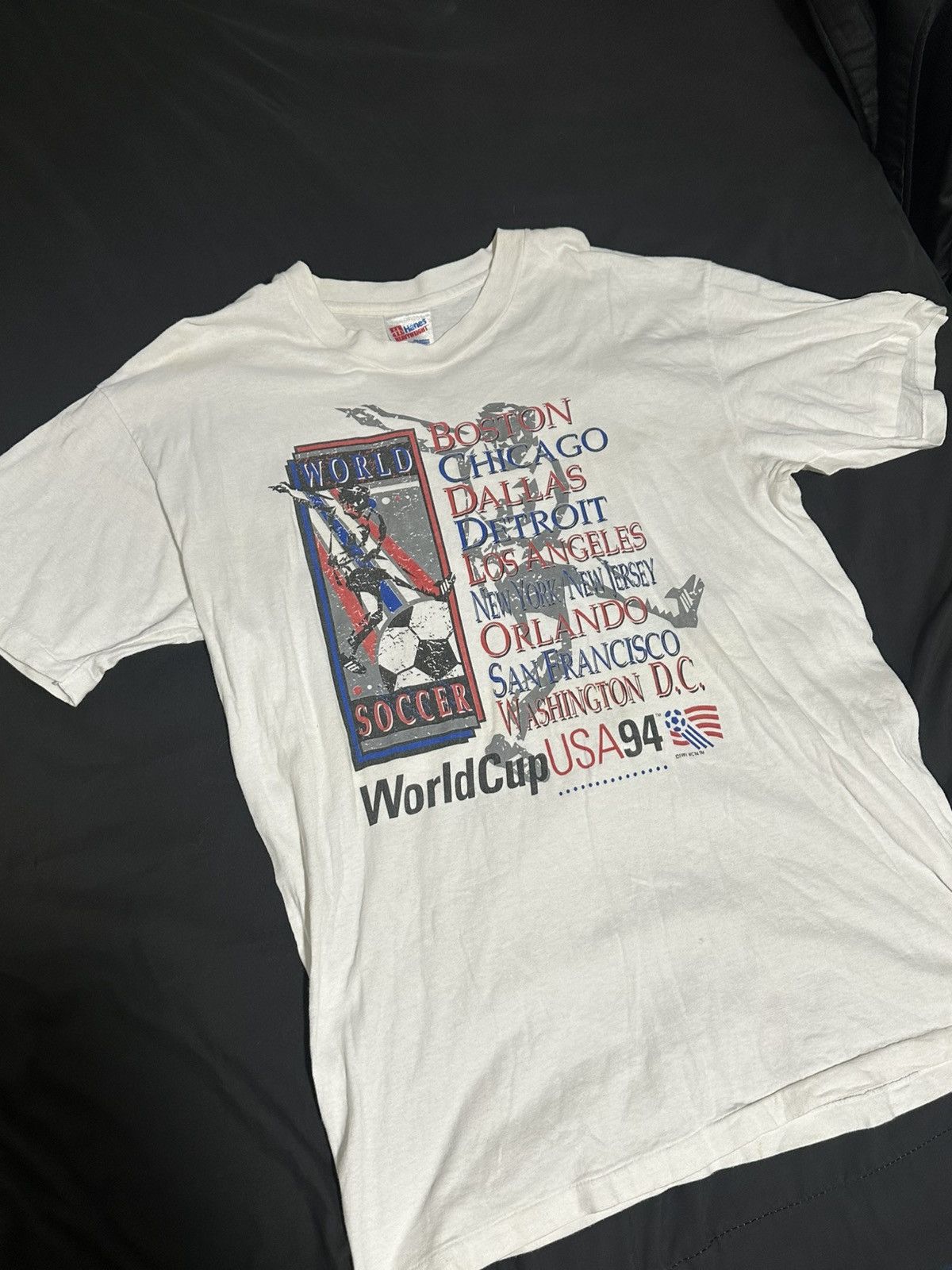 Other Vintage 1994 FIFA World Cup USA Graphic Tee - Hanes L Size US L / EU 52-54 / 3 - 1 Thumbnail