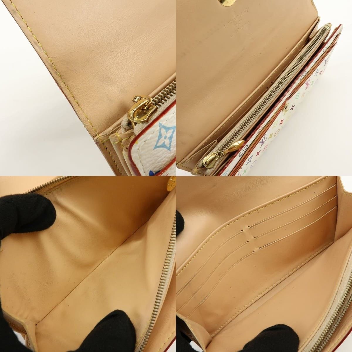 Louis Vuitton Louis Vuitton Monogram Portefeuille Sarah Wallet Size ONE SIZE - 7 Thumbnail