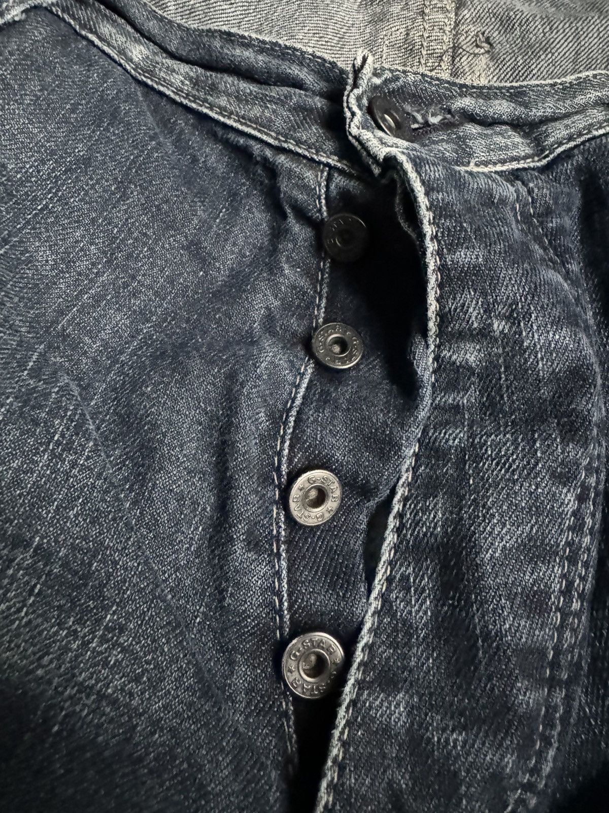 G-Star × Japanese Brand Vintage jeans G Star Raw made in Italy Double knee pants 90s Size US 34 / EU 50 - 11 Thumbnail
