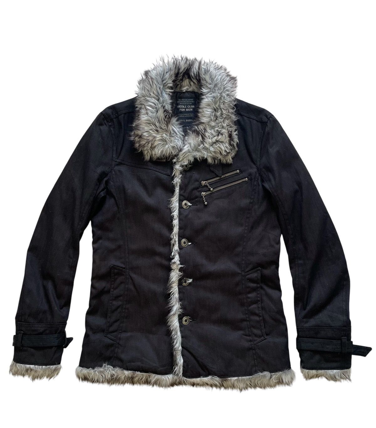 Japanese Brand × Vintage 🔥Vintage Biker Jacket Nicole Club Mink Fur Lining Kapital Size US M / EU 48-50 / 2 - 1 Thumbnail