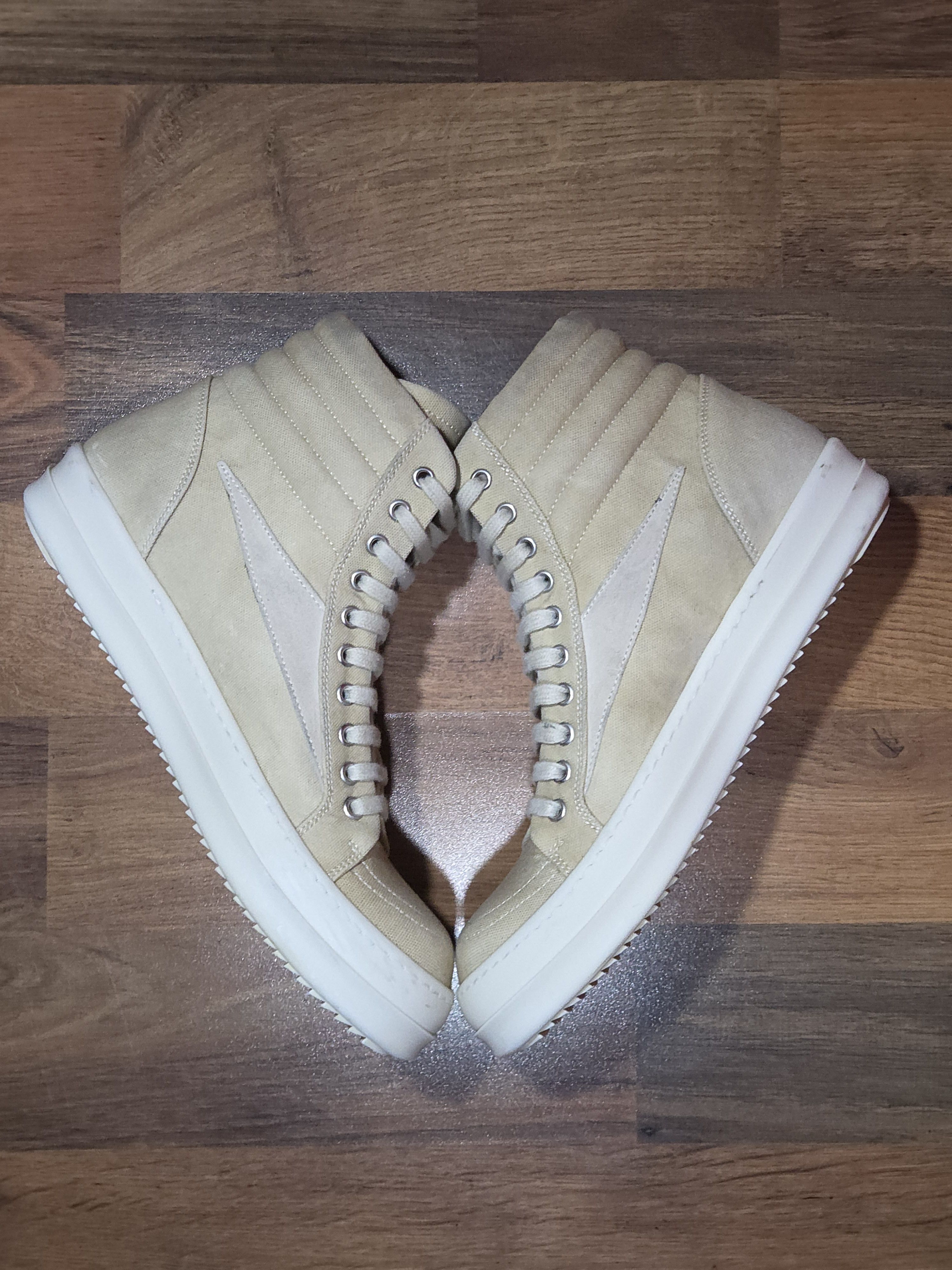 Rick Owens Drkshdw Rick Owens DRKSHDW Vans Hollywood Vintage High Sneakers Size US 9 / EU 42 - 9 Thumbnail