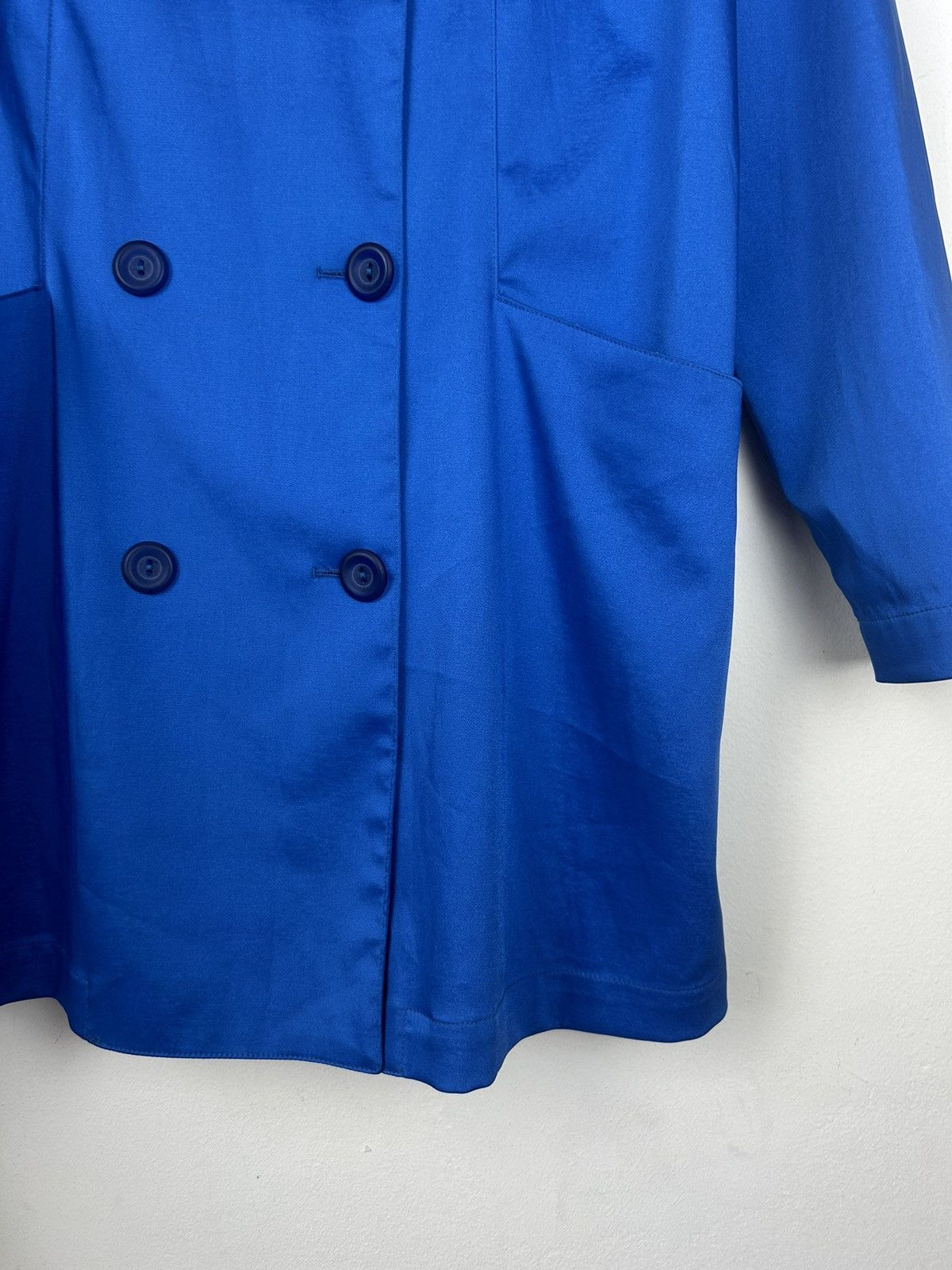Alexander McQueen × Vintage 🧿chinese belted coat navy blue Size US S / EU 44-46 / 1 - 4 Thumbnail