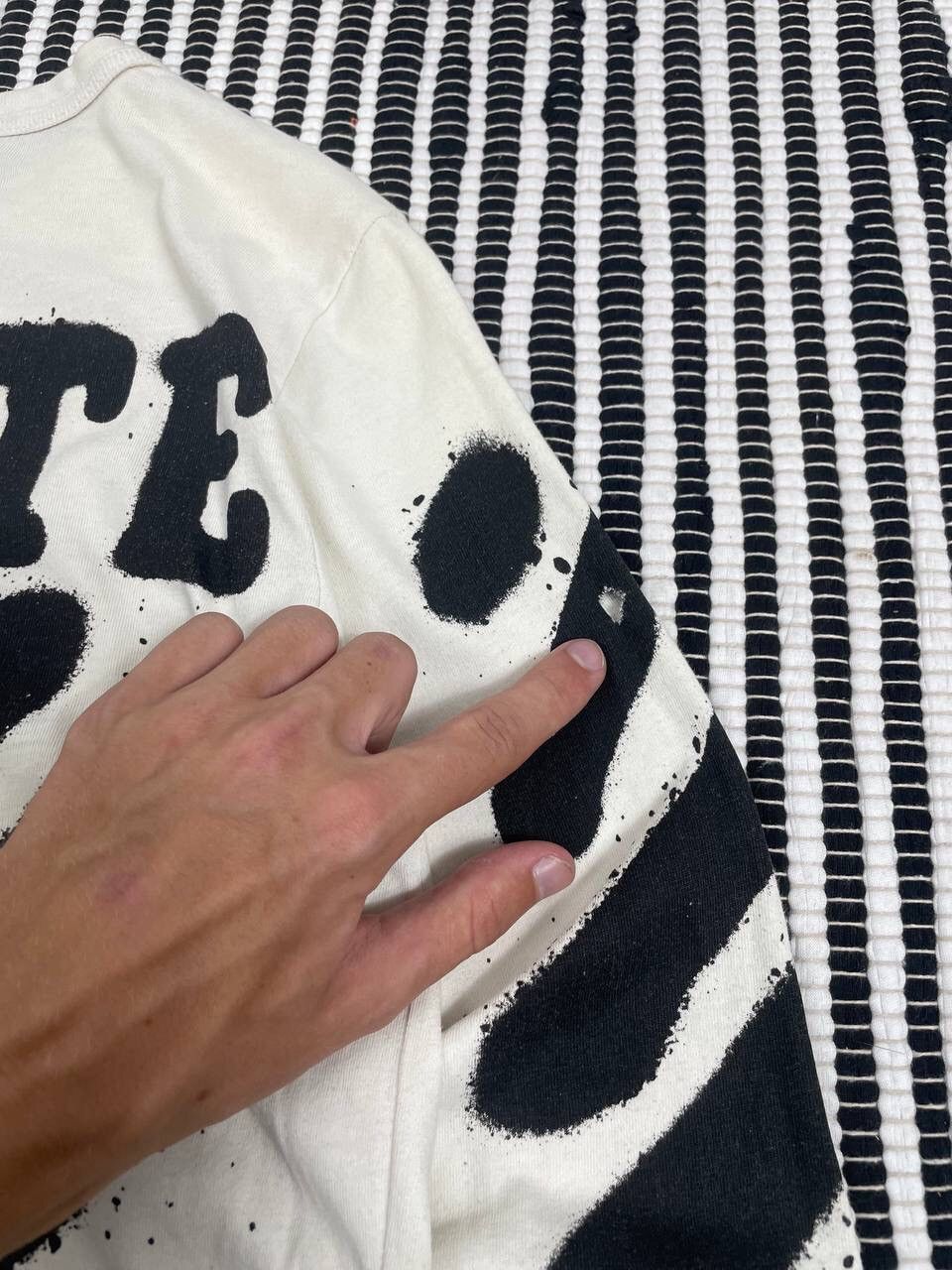 Off-White Vintage Off White Mirror Big Logo Long Sleeve Y2K Size US XS / EU 42 / 0 - 4 Thumbnail
