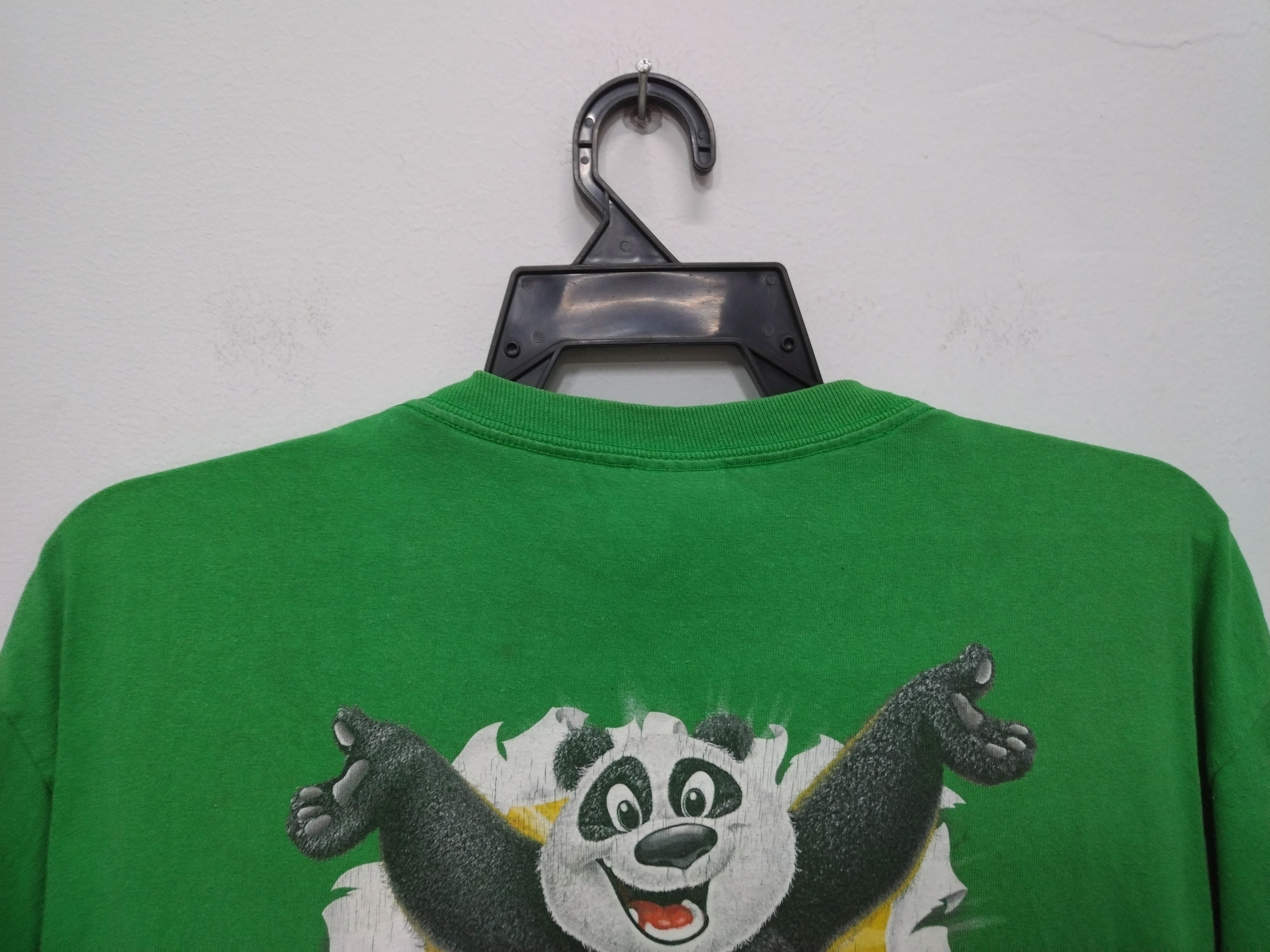 Fruit Of The Loom Sunfaded Fruit of the loom VIP PANDA MANIA T-Shirt Green Size US L / EU 52-54 / 3 - 11 Thumbnail