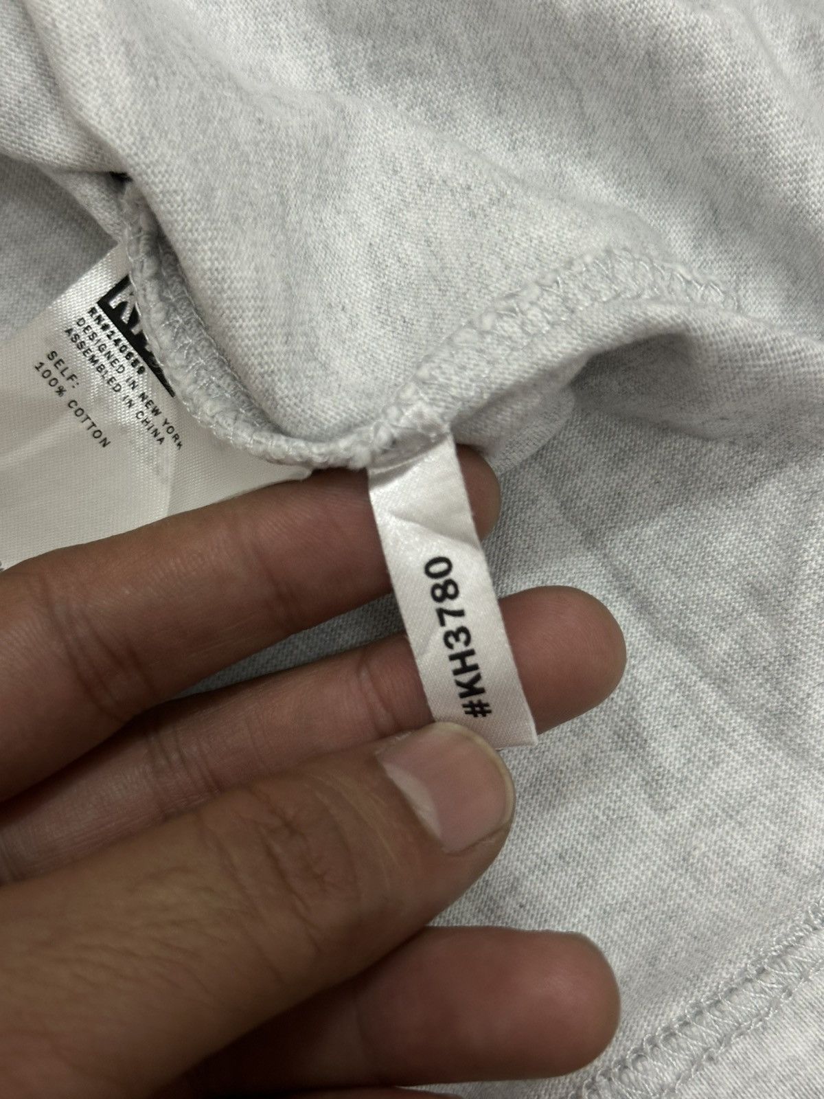 Kith SS20 Kith Pastel Tee Light Grey Men's Size US M / EU 48-50 / 2 - 6 Thumbnail