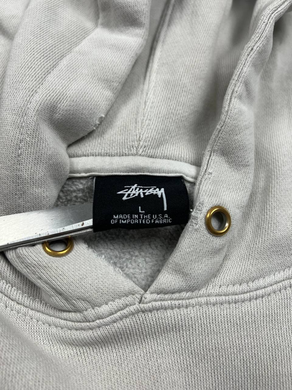 Stussy Vintage Stussy Hoodies Big Logo Rare 90S USA Size US L / EU 52-54 / 3 - 23 Thumbnail