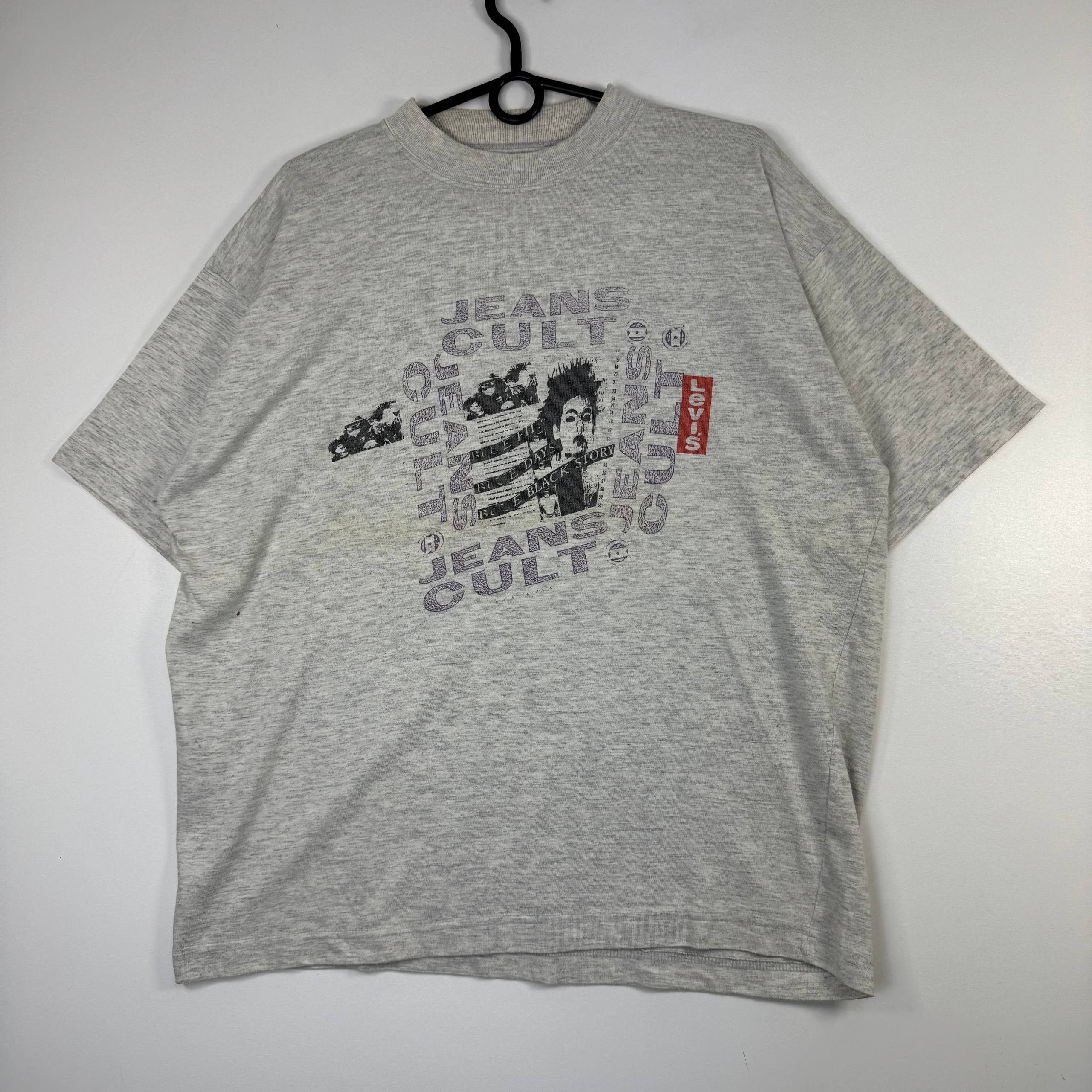 Levi's Vintage Levis Jeans Cult Graphic T-Shirt Grey Mens Size L Size US L / EU 52-54 / 3 - 1 Thumbnail