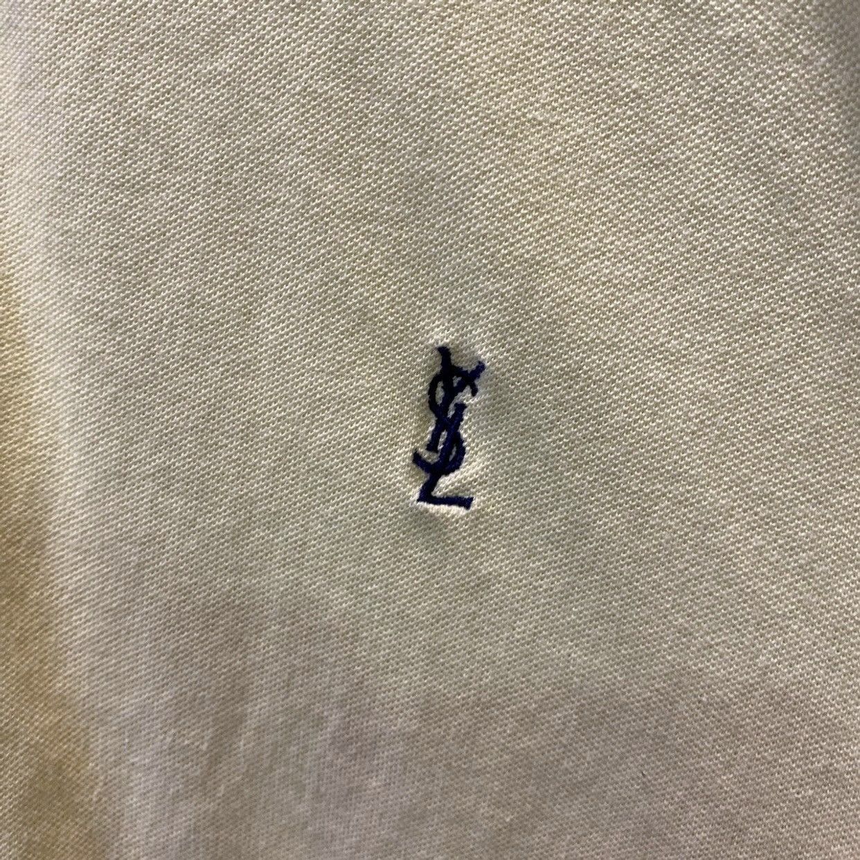 Yves Saint Laurent Vtg YSL Yves Saint Laurent Pour Homme Polo Tee Size US M / EU 48-50 / 2 - 3 Thumbnail