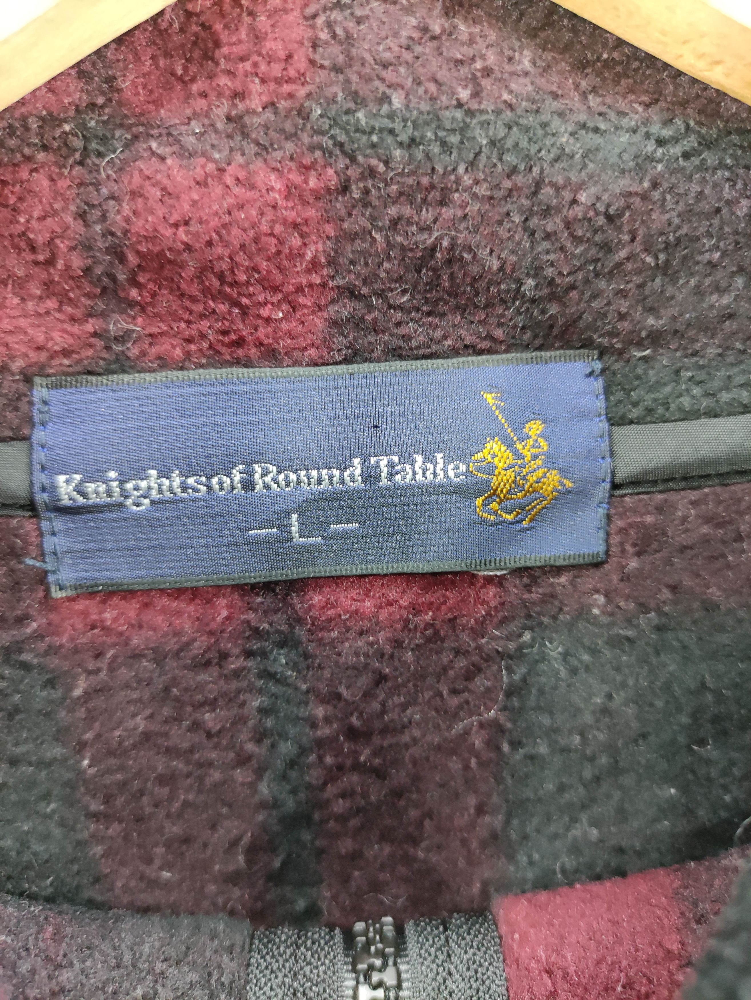 Japanese Brand Vintage Knights Sweater Fleece Half Zipper Size US L / EU 52-54 / 3 - 4 Thumbnail