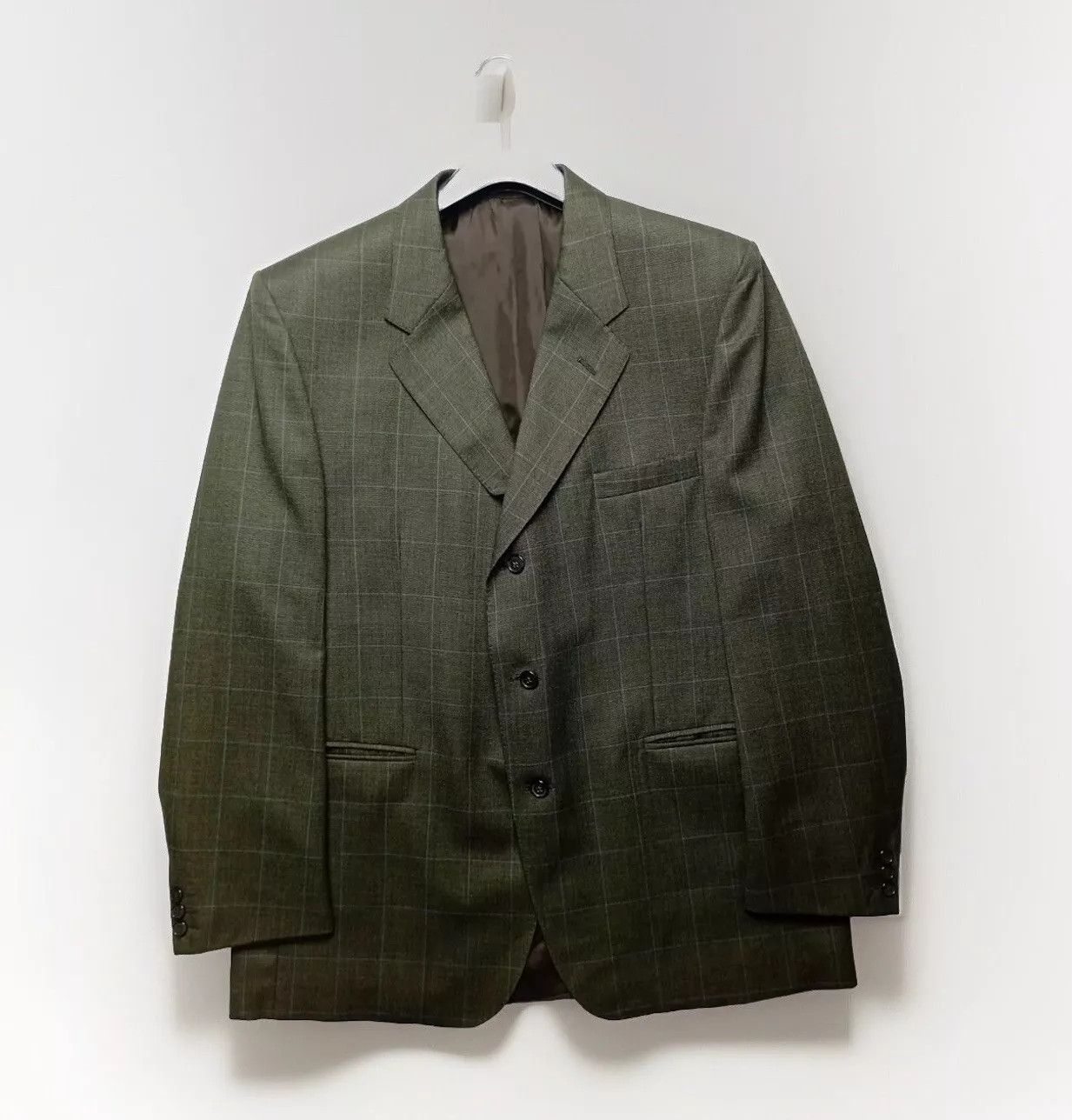 Gieves & Hawkes Gieves & Hawkes Tweed Blazer Savile Row London Green Size 48R - 2 Thumbnail
