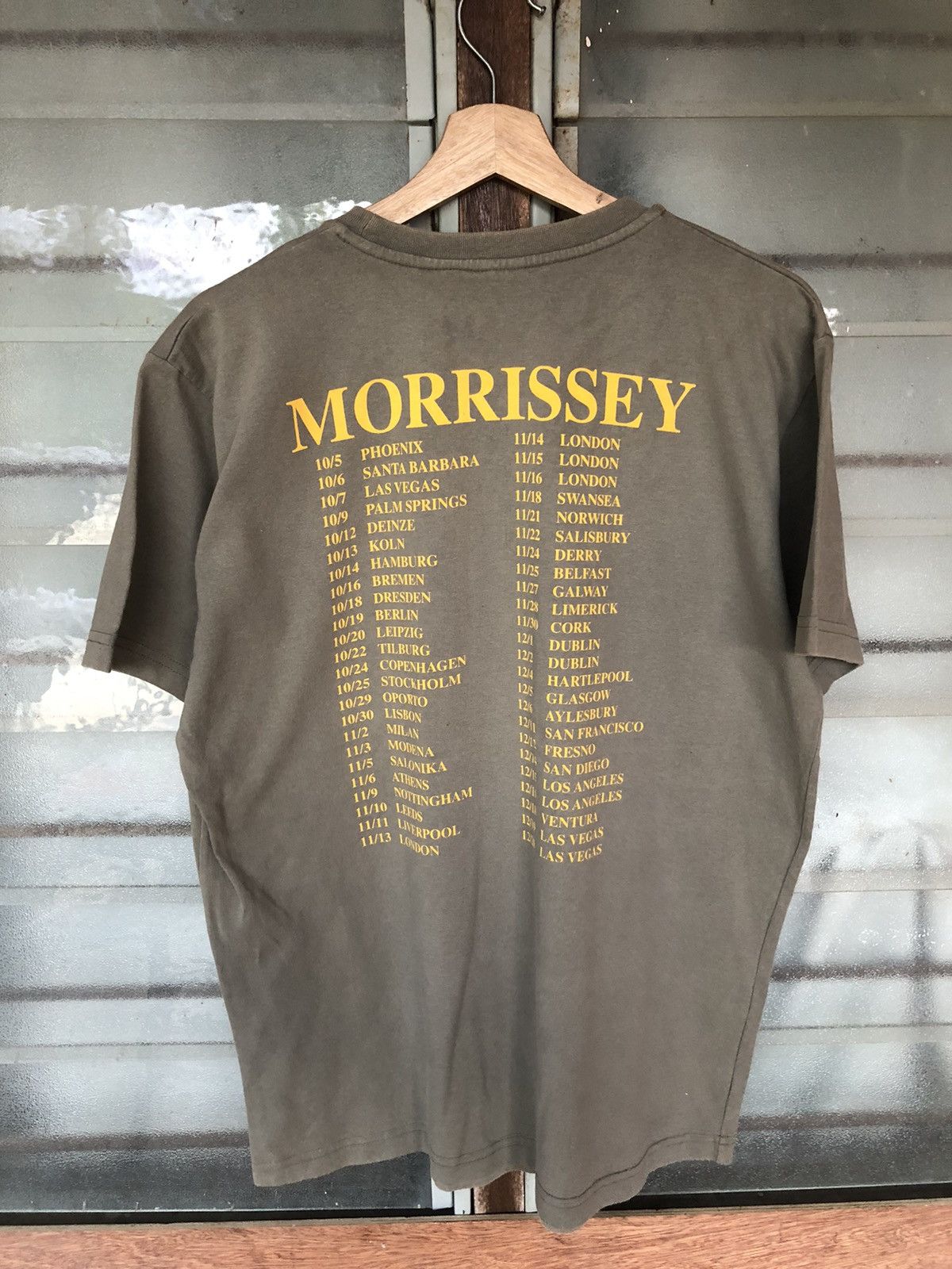 Morrissey Vintage 90's Morrissey Tour Band Tee Size US M / EU 48-50 / 2 - 8 Thumbnail
