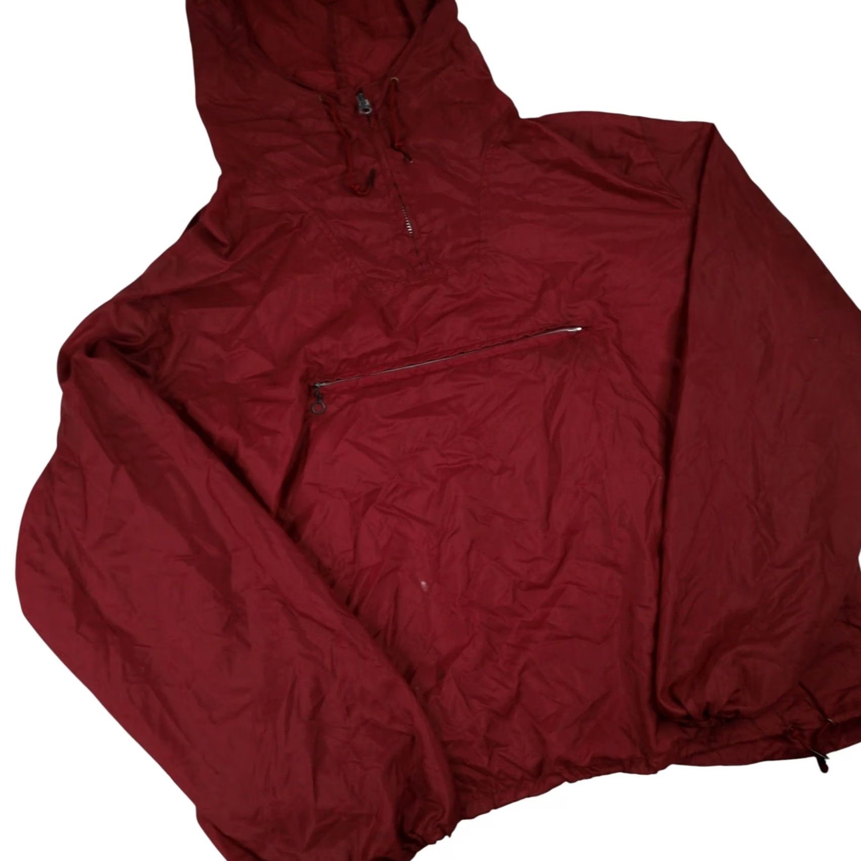 Vintage VINTAGE Campus Windbreaker Jacket Red Mens Large Size US L / EU 52-54 / 3 - 3 Thumbnail