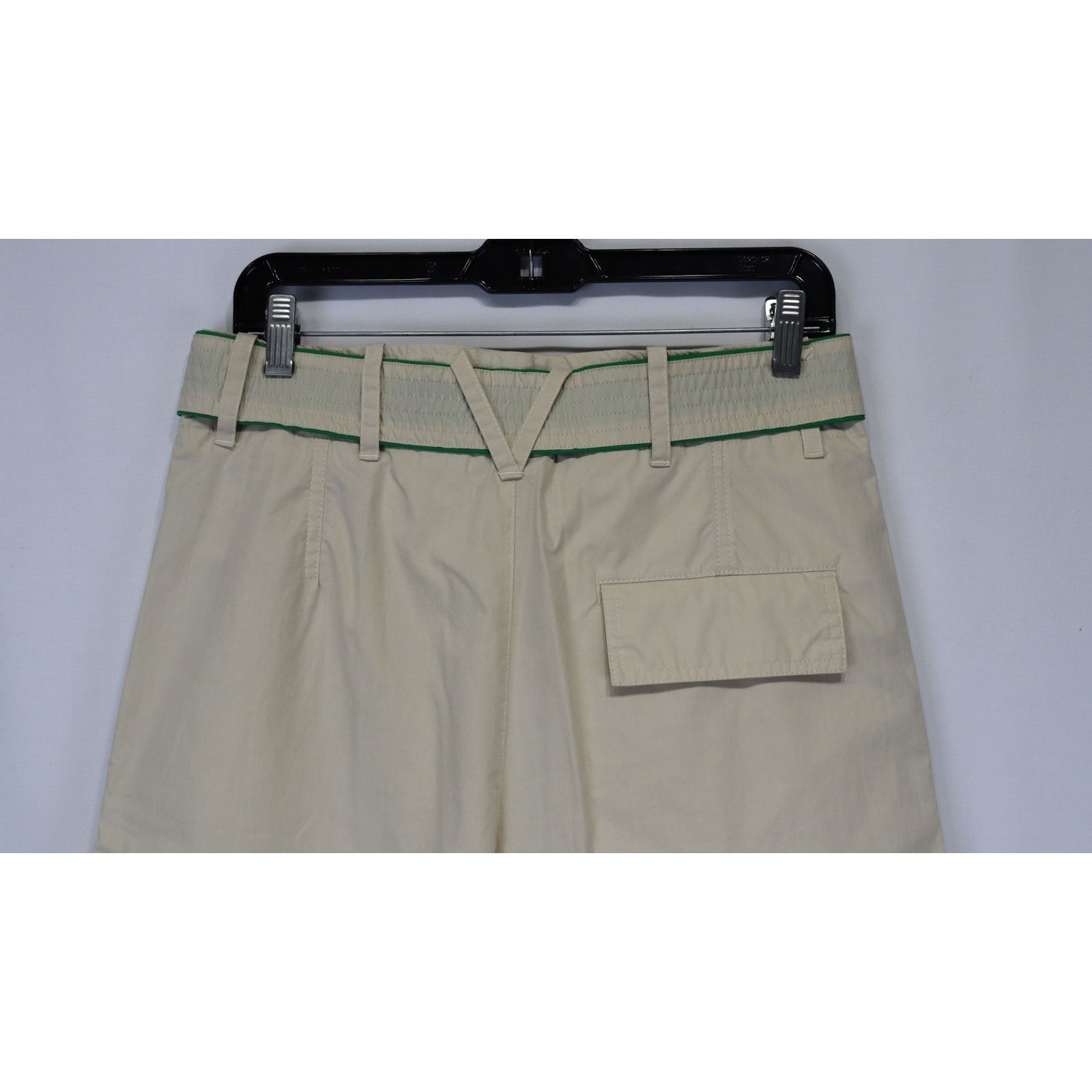 Bottega Veneta o1rshd1 Organic Frosted Poplin Trousers in Beige Size US 32 / EU 48 - 6 Thumbnail