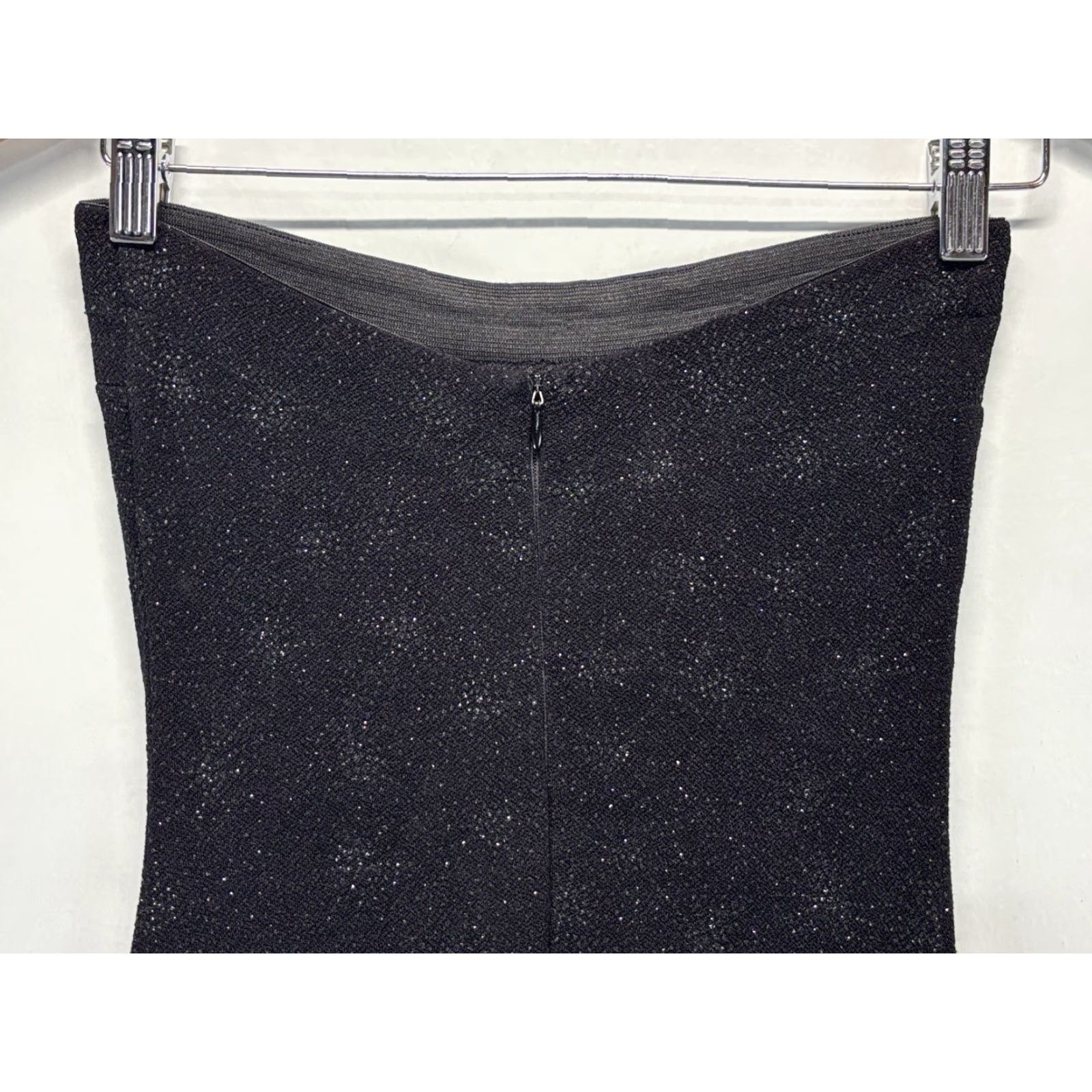 Vintage VINTAGE Cache Evening Dress Gown 3/4 Juniors Black Shimmer Stretch Fairy Goth Y2K US Mermaid Whimsigoth 90s Party/Cocktail Womens Boys Girls? Size XS / US 0-2 / IT 36-38 - 5 Thumbnail