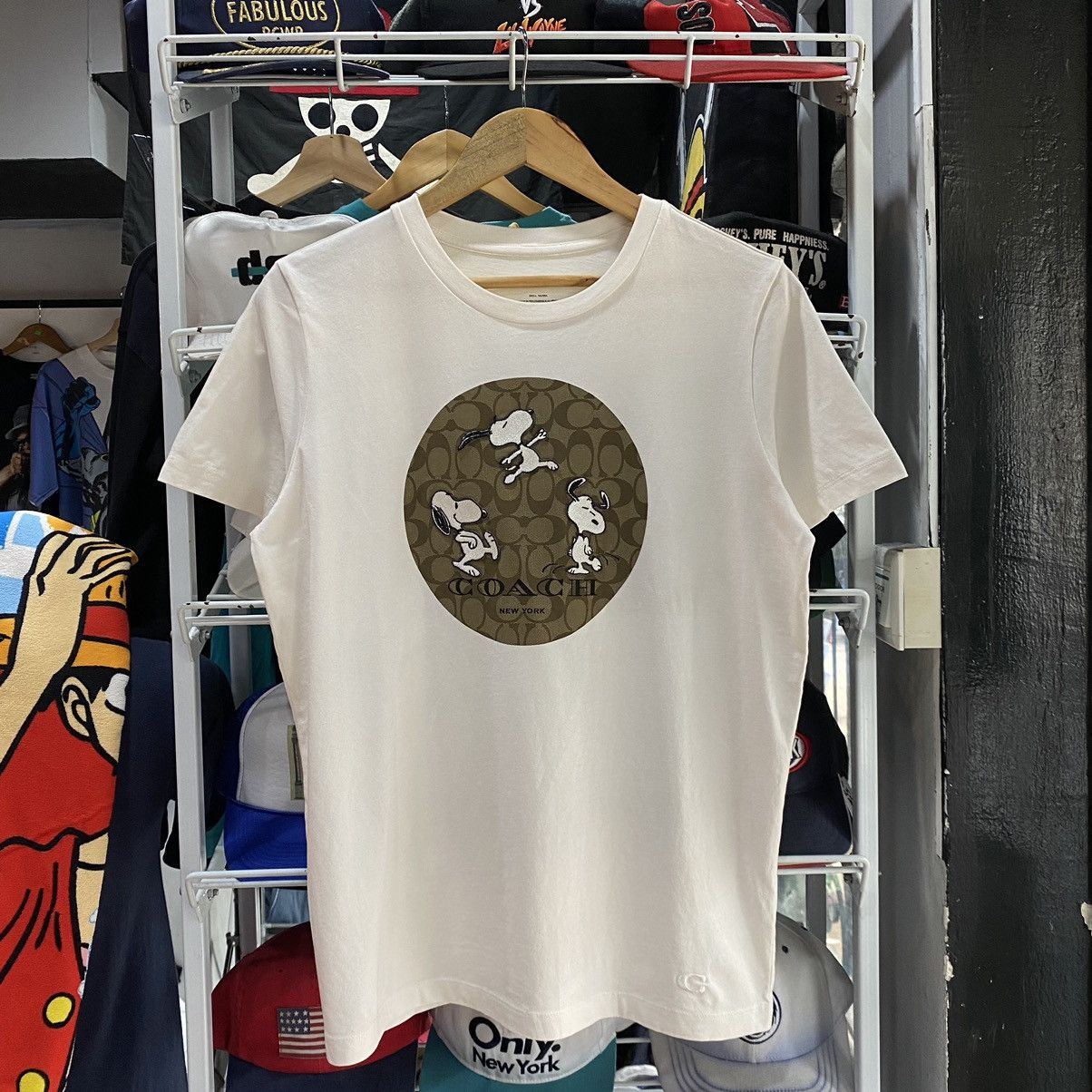 Coach Snoopy Signature cheapest T-Shirt Size XS