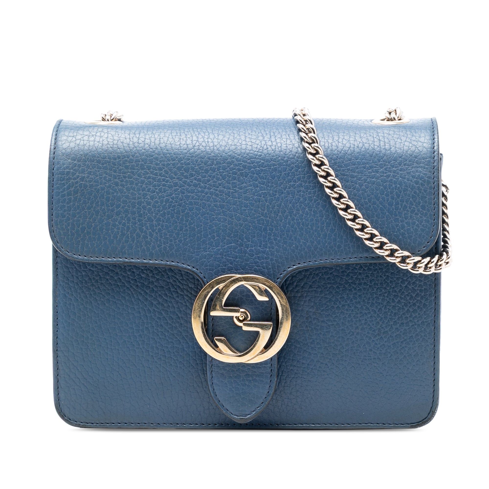 Gucci Small Dollar Calfskin Interlocking G Crossbody Size ONE SIZE - 1 Thumbnail
