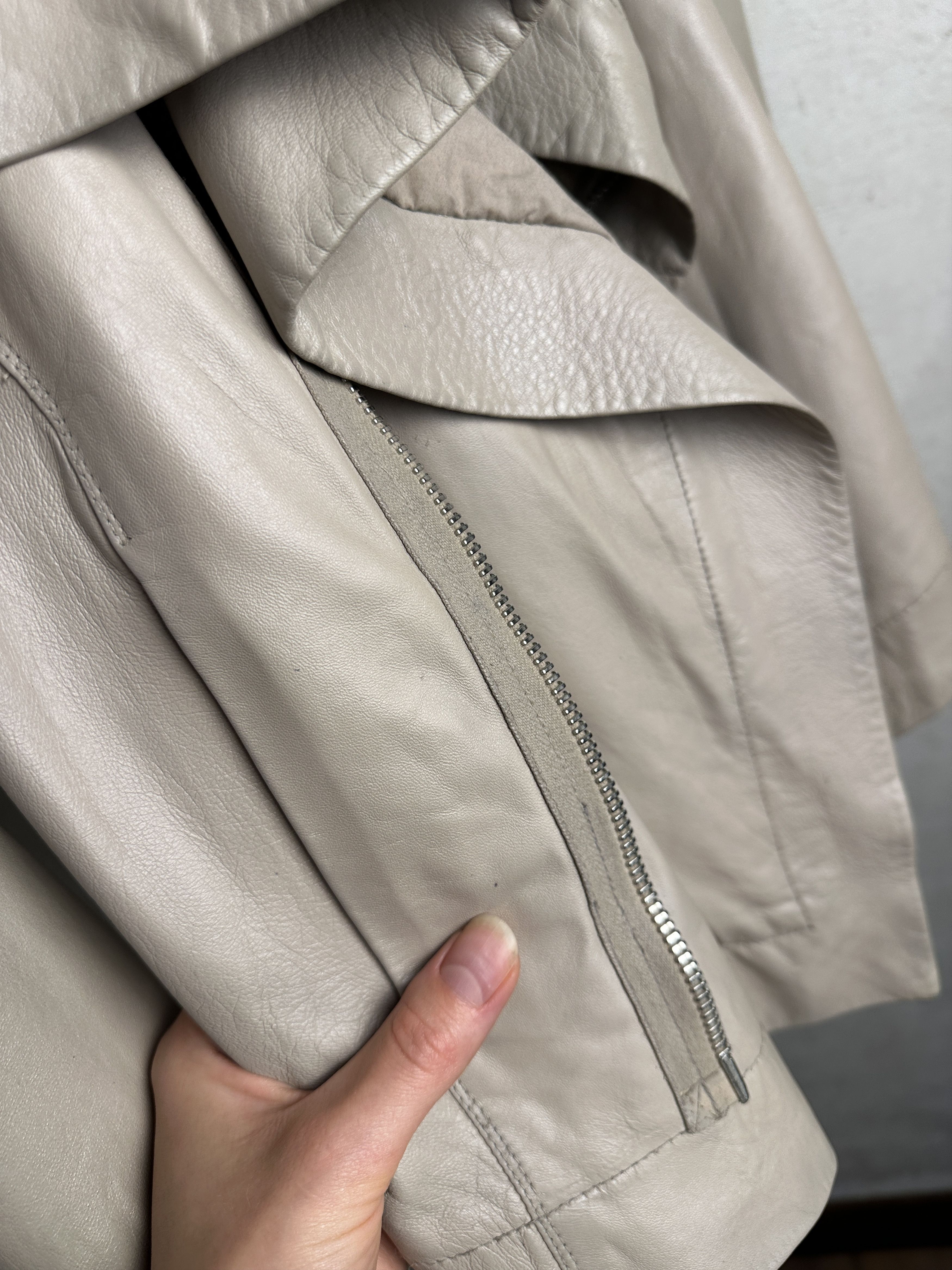 Rick Owens Rick Owens FW15 Sphinx Leather Jacket Size M / US 6-8 / IT 42-44 - 8 Thumbnail