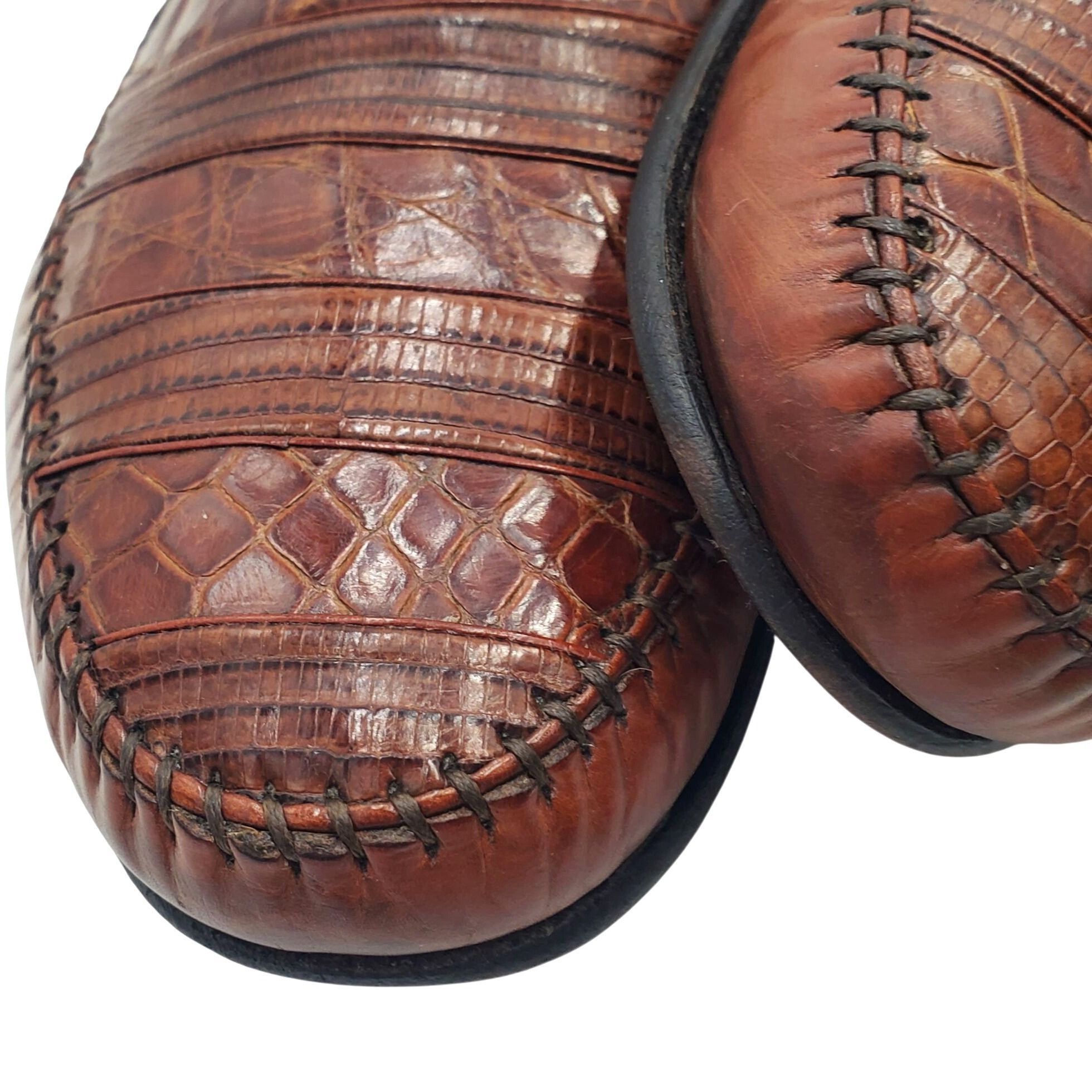 Mezlan Mezlan Sebastian Men's size 9 Brown Exotic Lizard loafer dre Size US 9 / EU 42 - 4 Thumbnail