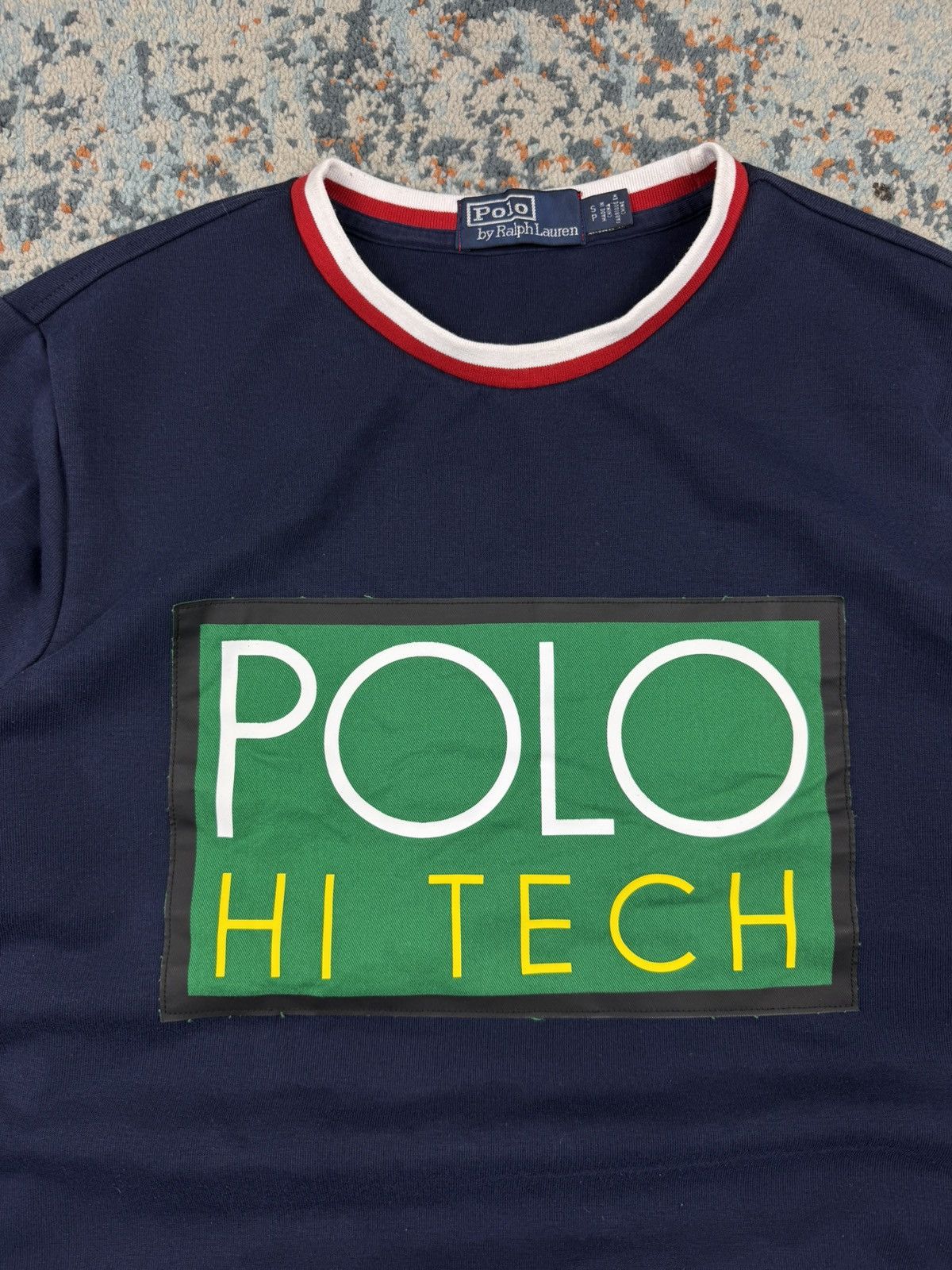 Polo Ralph Lauren × Vintage Rare Vintage 00s Hi Tech Polo Ralph Lauren pocket sweatshirt Size US S / EU 44-46 / 1 - 4 Thumbnail