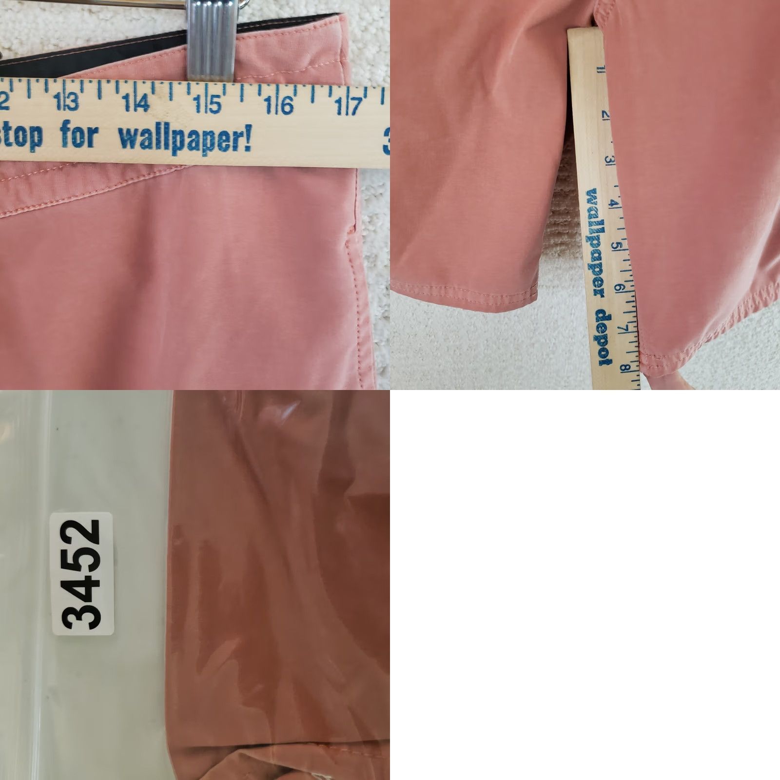 Quiksilver Quicksilver Board Shorts Mens 34x8 Pink Solid Surfing Beach Casual Wear Lifeguard Recreational Fishing Pockets Drawstring Stretch Size US 34 / EU 50 - 9 Thumbnail