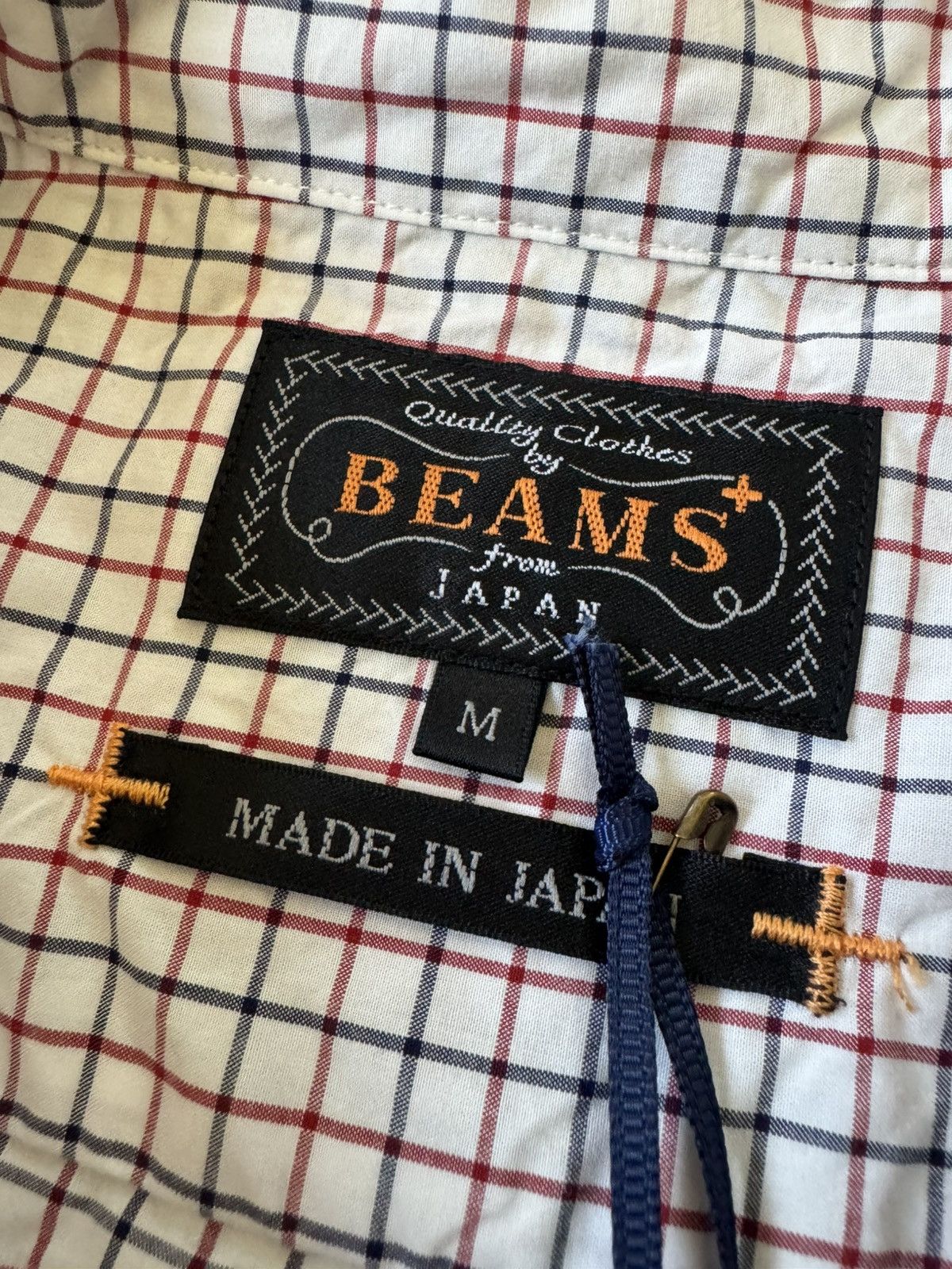 Beams Plus Beams Plus Check Button Down Shirt Made in Japan Size US M / EU 48-50 / 2 - 2 Thumbnail