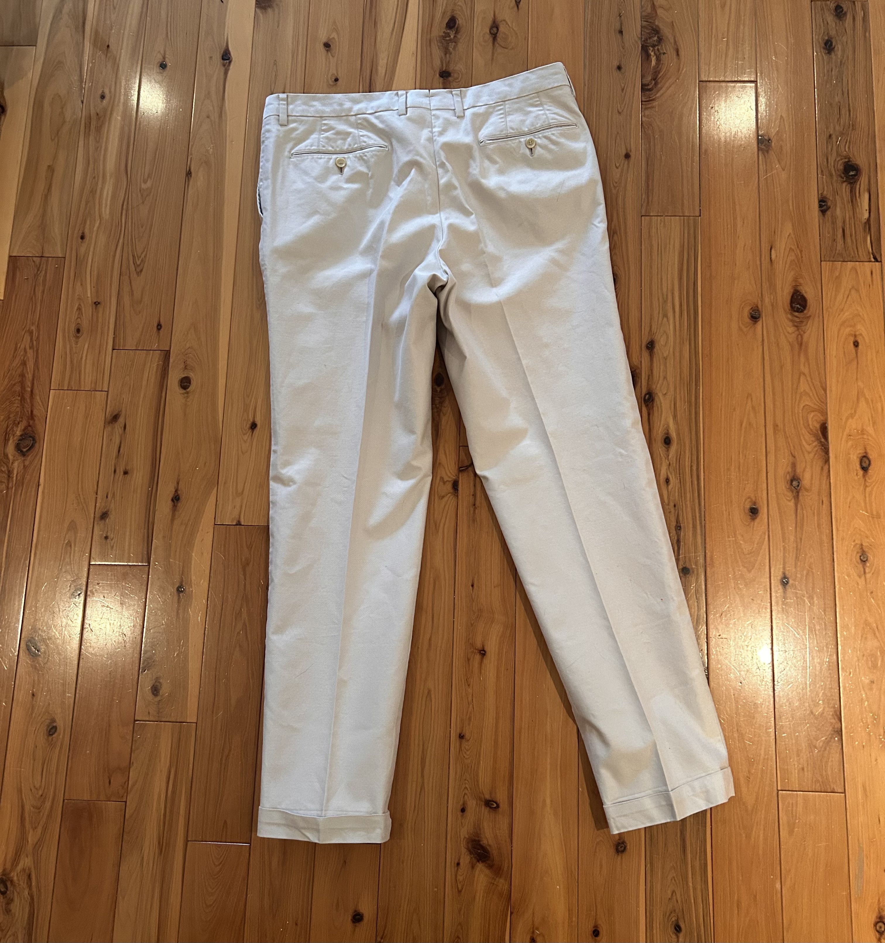 Ring Jacket stone cotton trousers