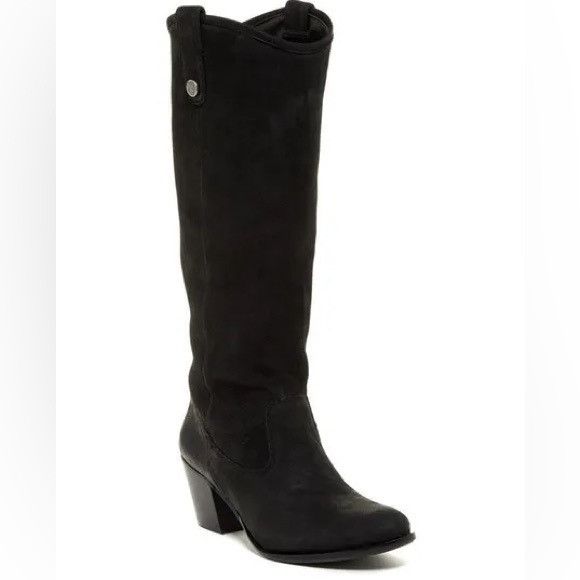 vince camuto black knee high boots