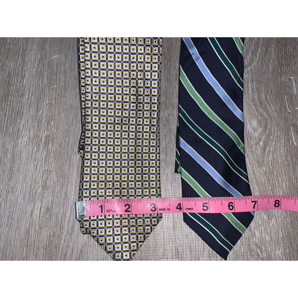 Chaps Chaps Men's Multicolor Striped Silk Necktie Set 2 Piece Size ONE SIZE - 2 Thumbnail