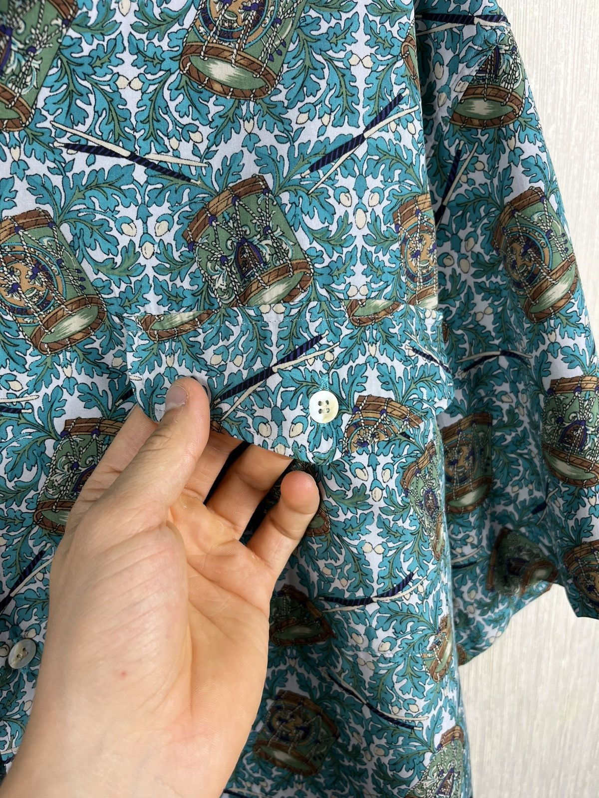Japanese Brand Vintage Comme Ca Du Mode Men patterned shirt Japanese Size US L / EU 52-54 / 3 - 5 Thumbnail