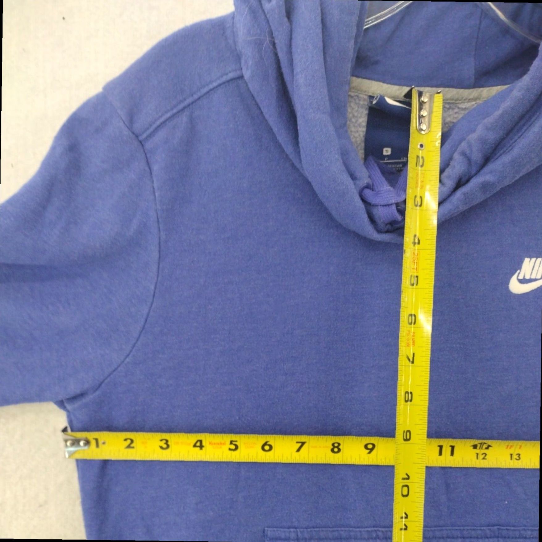 Nike VINTAGE Nike Sweatshirt Mens Small Black Mini Swoosh 90s Hooded Size US S / EU 44-46 / 1 - 3 Thumbnail