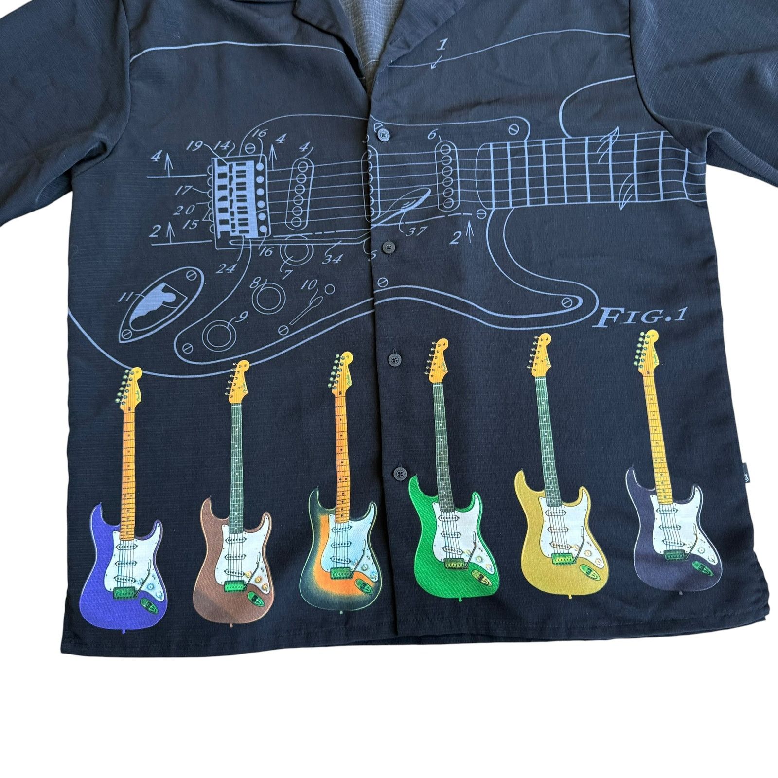 Fender Fender Guitar Shirt by Da Vince Mens Large Size US L / EU 52-54 / 3 - 2 Thumbnail