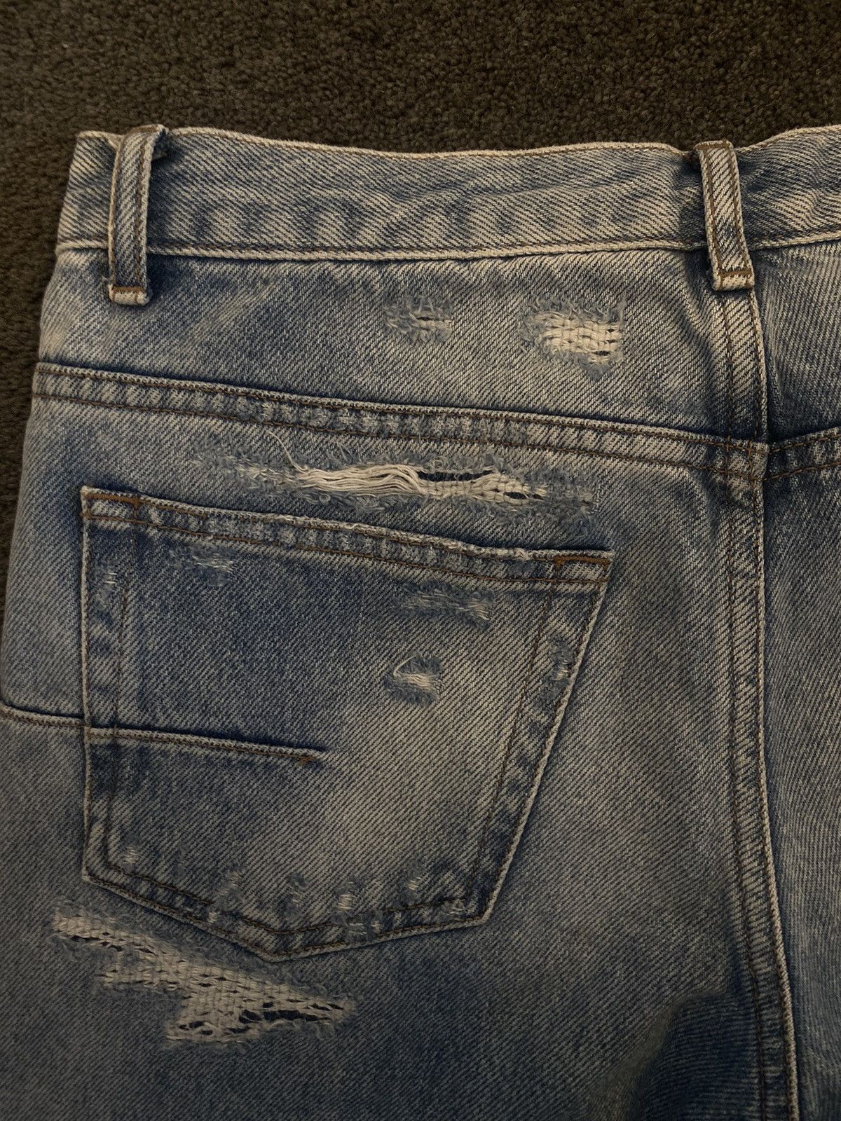 Dior Dior homme SS06 “rip repair” by Hedi Slimane Size US 31 - 4 Thumbnail