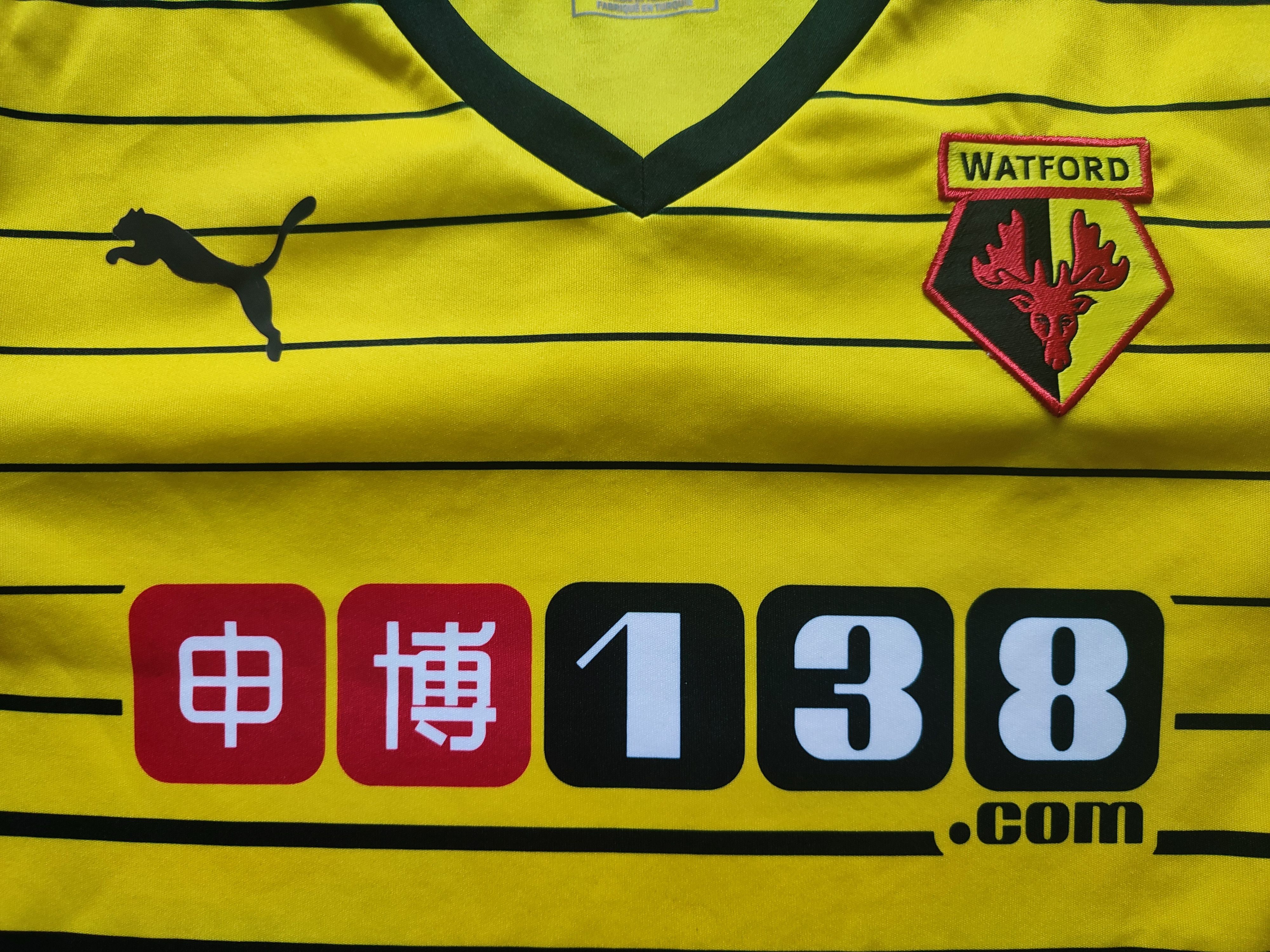 Puma Watford 2015 2016 Home Puma Football Shirt Soccer Jersey Size US S / EU 44-46 / 1 - 6 Thumbnail