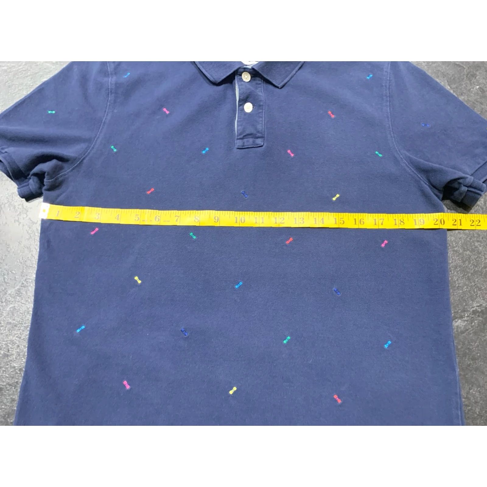 Eden Park EDEN PARK Polo Shirt Mens M Short Sleeve Pique Cotton Black Golf Size US M / EU 48-50 / 2 - 7 Thumbnail