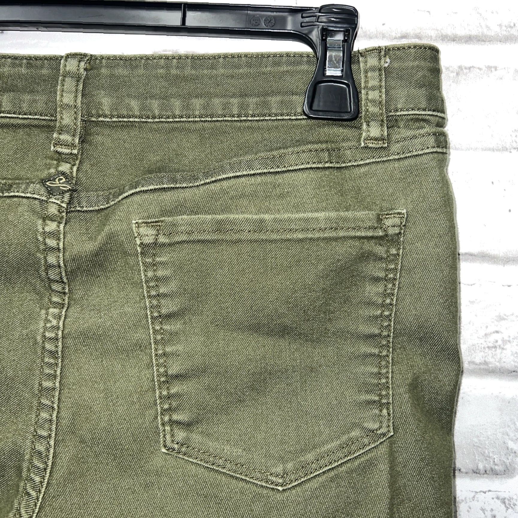Prana VINTAGE prAna Jeans Womens 4 Green Skinny 27 Adult Womens Green Jeans 4/27 Size 27" / US 4 / IT 40 - 3 Thumbnail