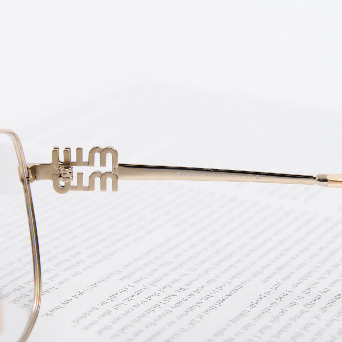 Miu Miu MIU MIU 0MU 50XV 14M1O1 GLASSES Size ONE SIZE - 4 Thumbnail