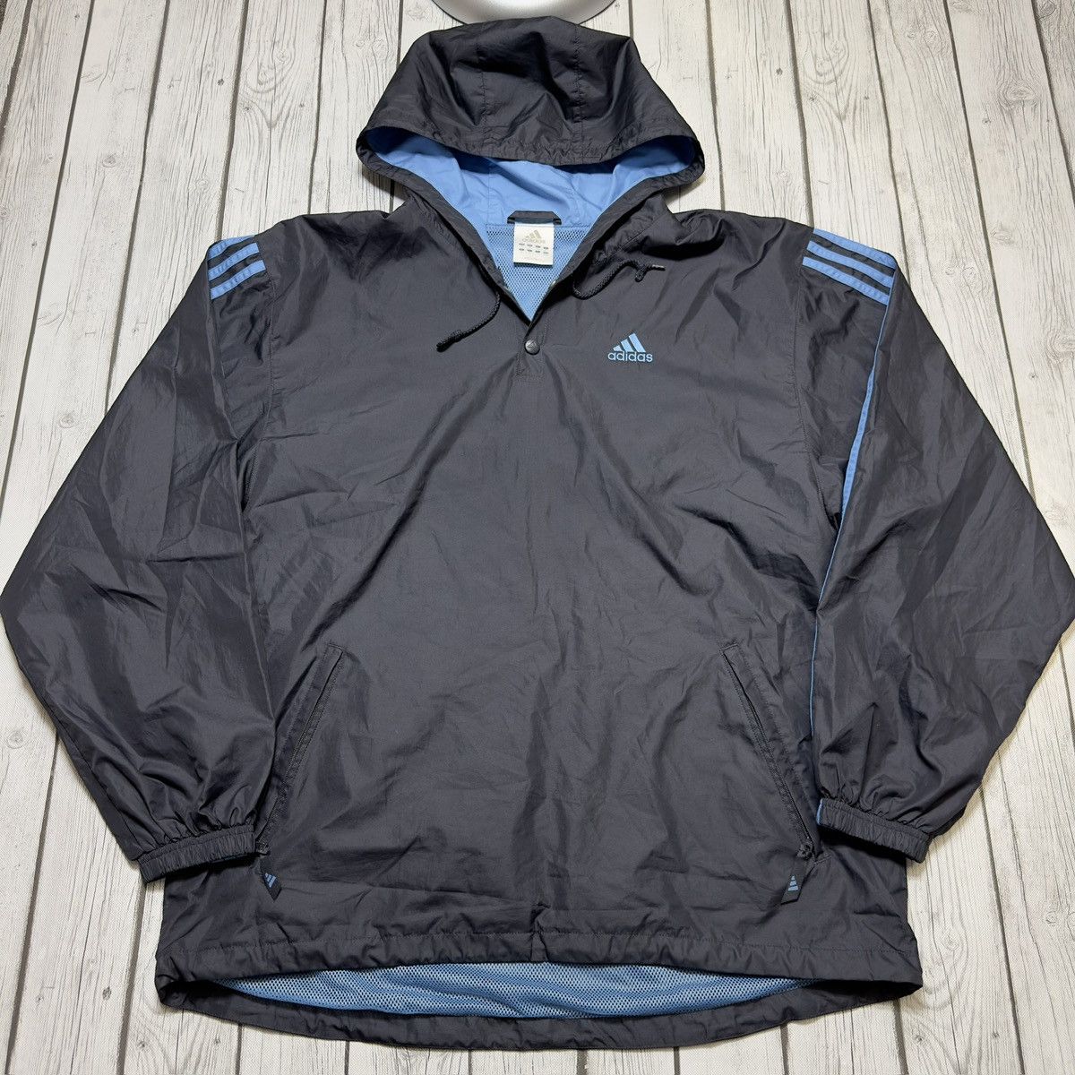 Adidas × Vintage Vintage Adidas windbreaker Size US M / EU 48-50 / 2 - 2 Thumbnail