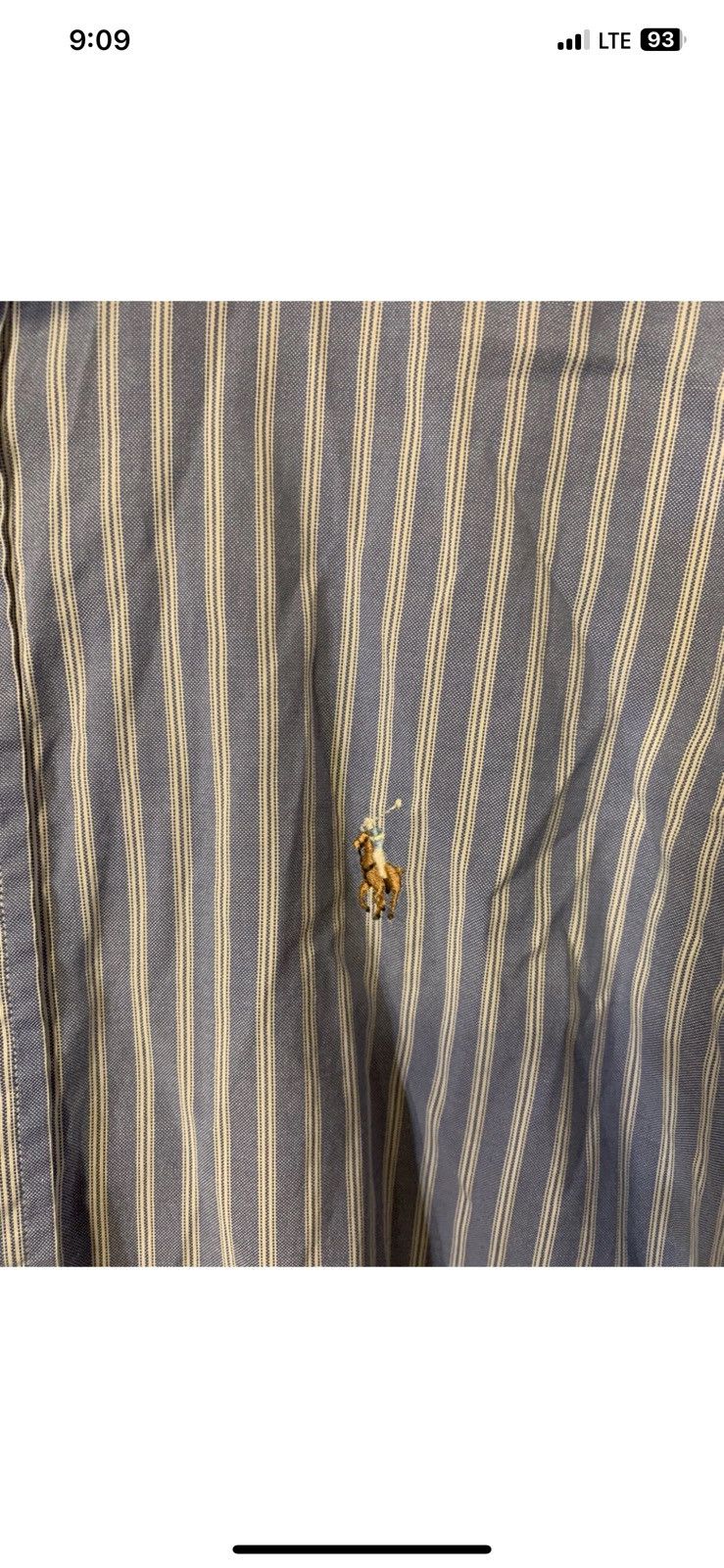 Polo Ralph Lauren Vtg Ralph Lauren 90S Yarmouth Shirt Blue Stripes 15.5 35 Size US M / EU 48-50 / 2 - 3 Thumbnail