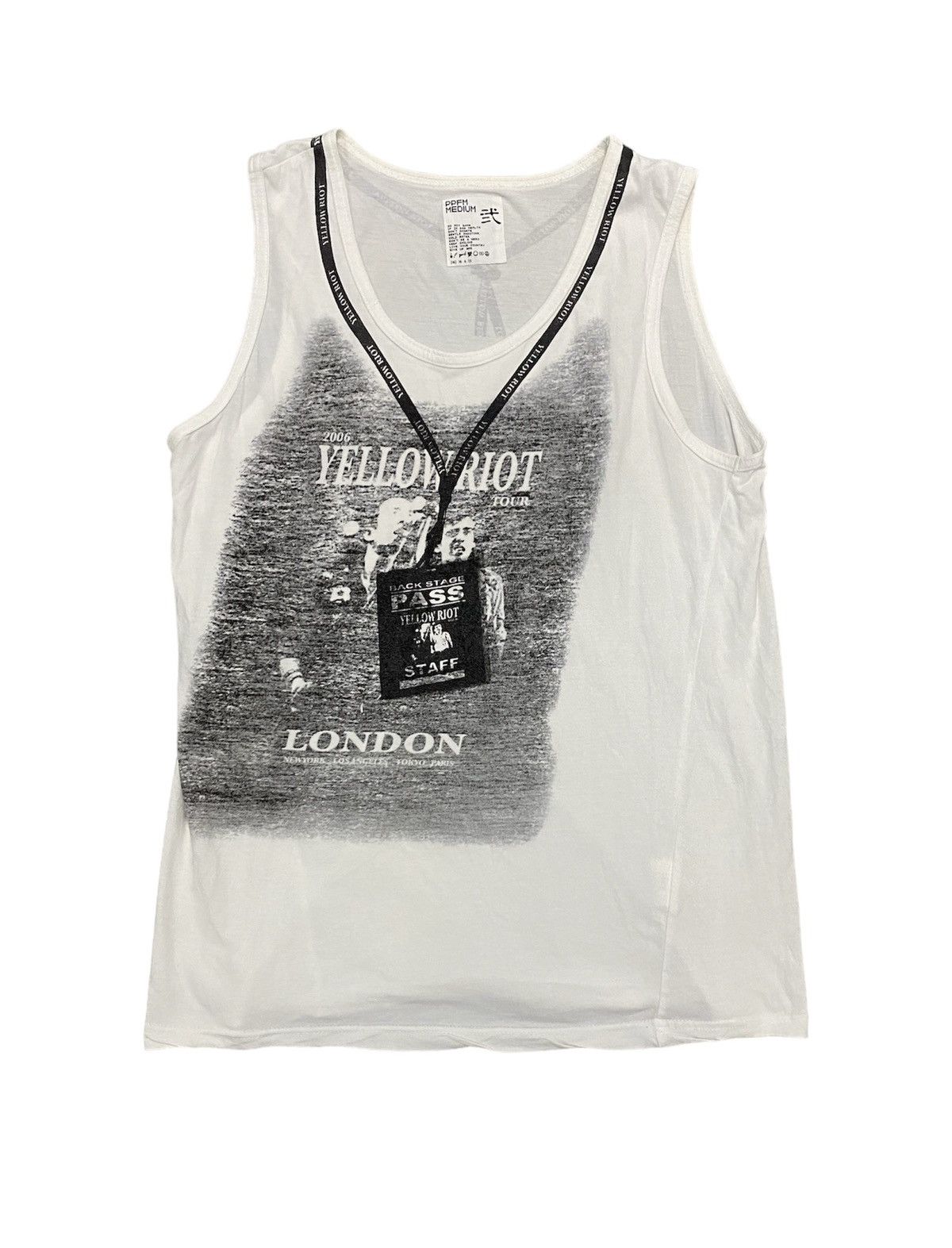 PPFM SS06 Ppfm Staff Yellow Riot Tank Size US S / EU 44-46 / 1 - 1 Thumbnail