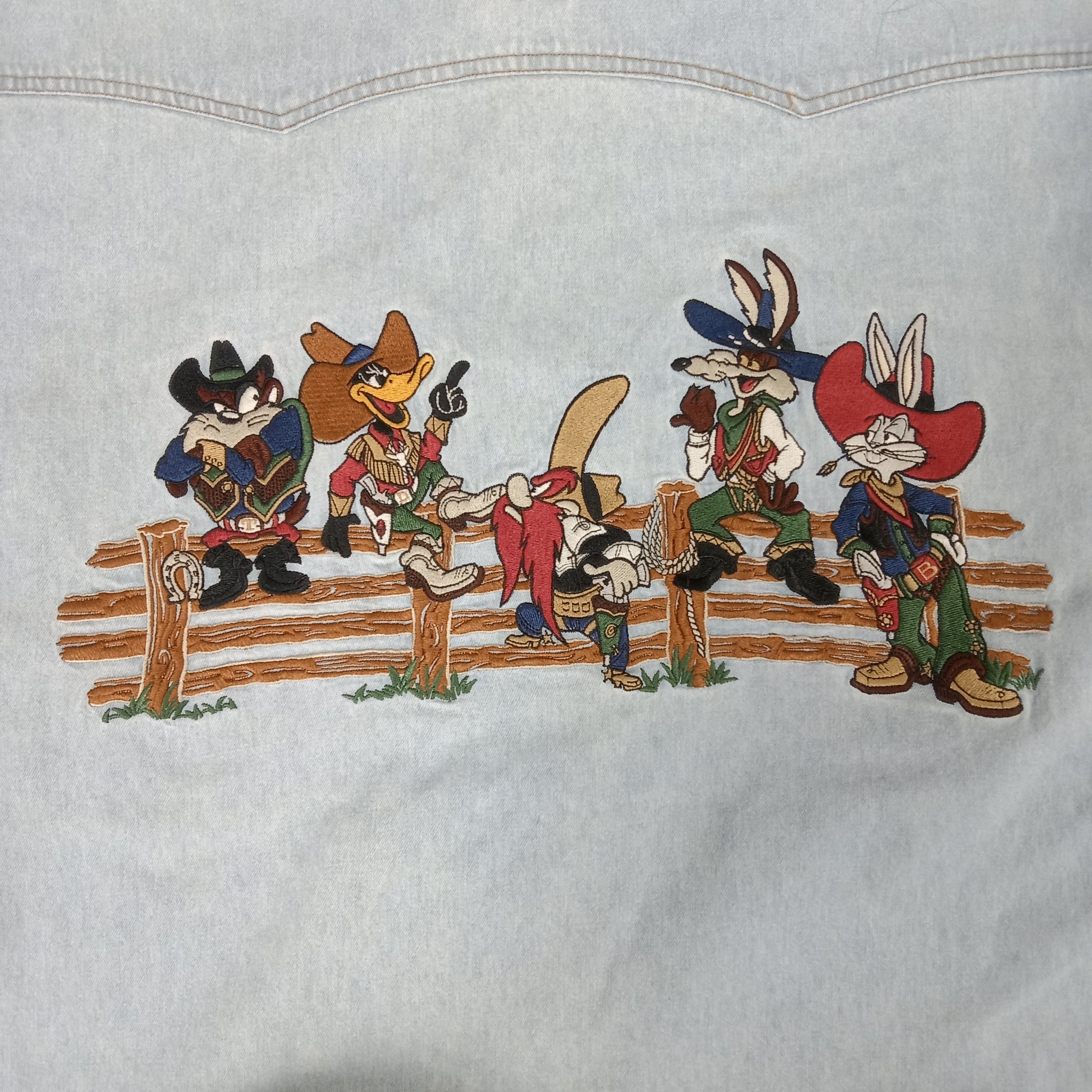Cartoon Network × Vintage Looney Tunes Classic American Style Embroidery Shirt Size US L / EU 52-54 / 3 - 2 Thumbnail