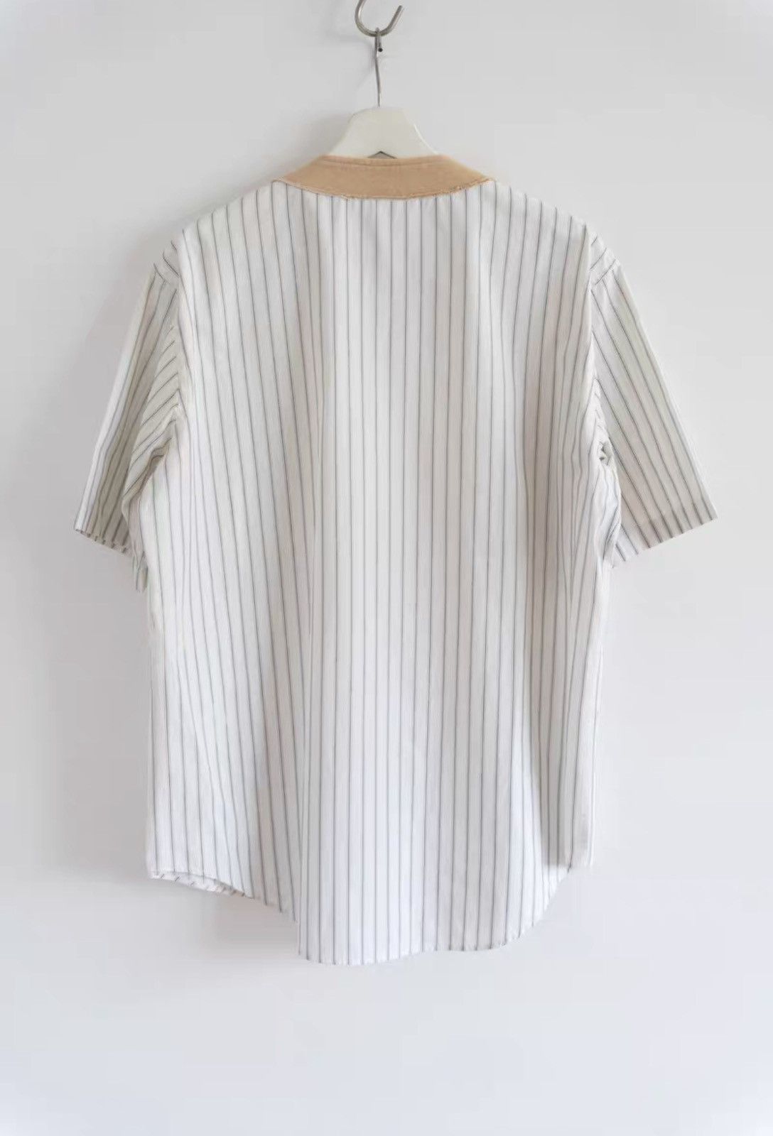 Yohji Yamamoto Yohji Yamamoto 06SS Baseball Zip Short Sleeve Shirt K4 Size US M / EU 48-50 / 2 - 2 Thumbnail