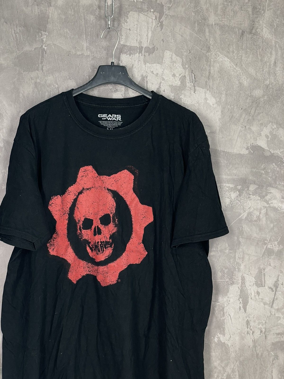 Vintage Vintage Gears of War T shirt 00s Video Game Black Sz M Size US M / EU 48-50 / 2 - 7 Thumbnail