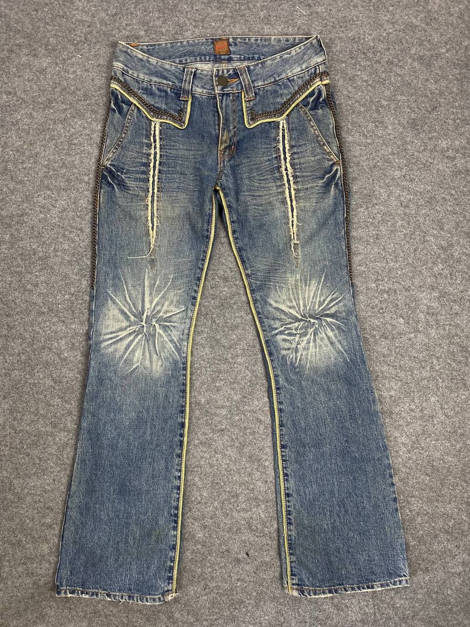 JACKROSE jackrose japanese brand bootcut flare nice design denim Size US 34 / EU 50 - 7 Thumbnail