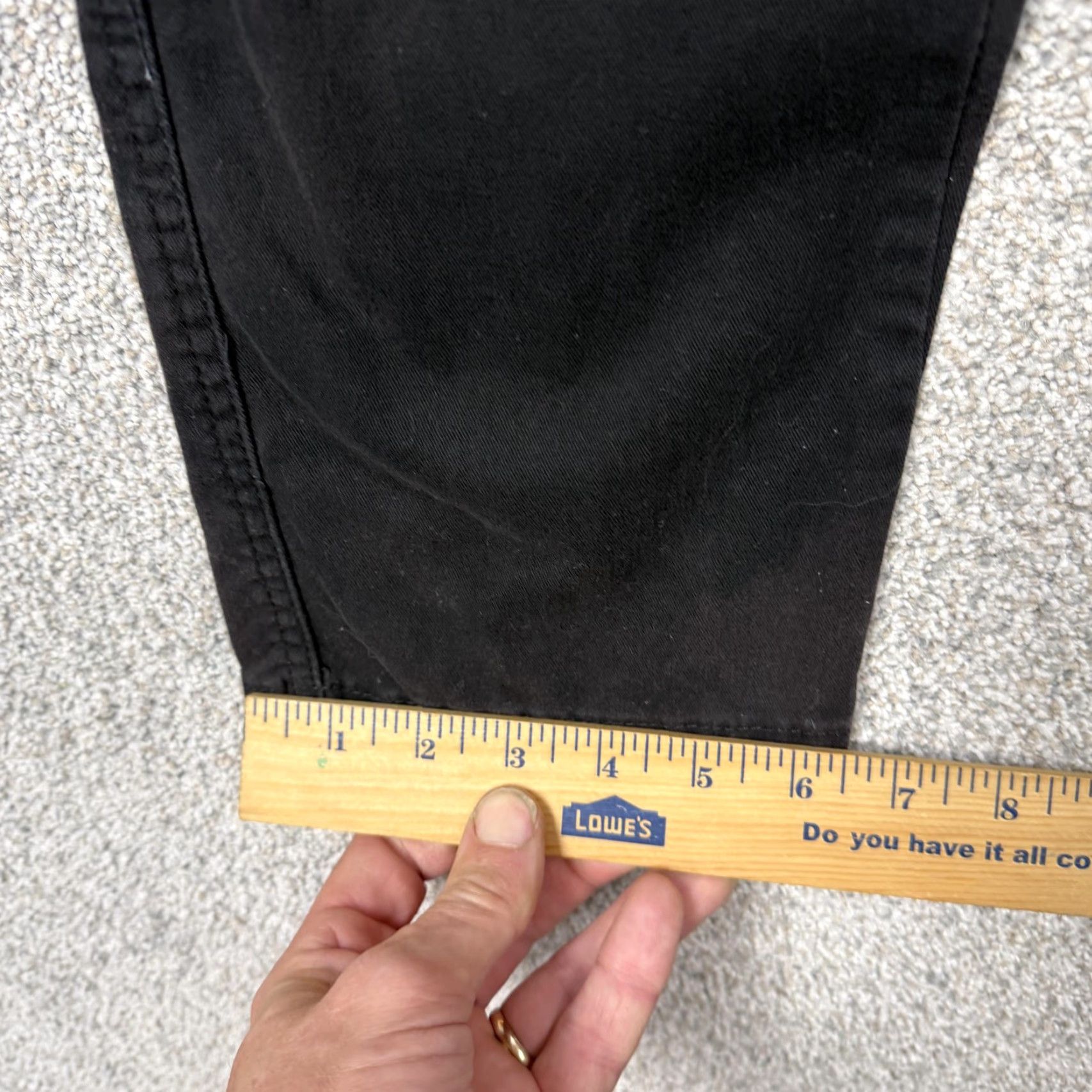 Wrangler Wrangler Cargo Pants Mens 30x30 Black Regular Taper Stretch Workwear Size US 30 / EU 46 - 3 Thumbnail