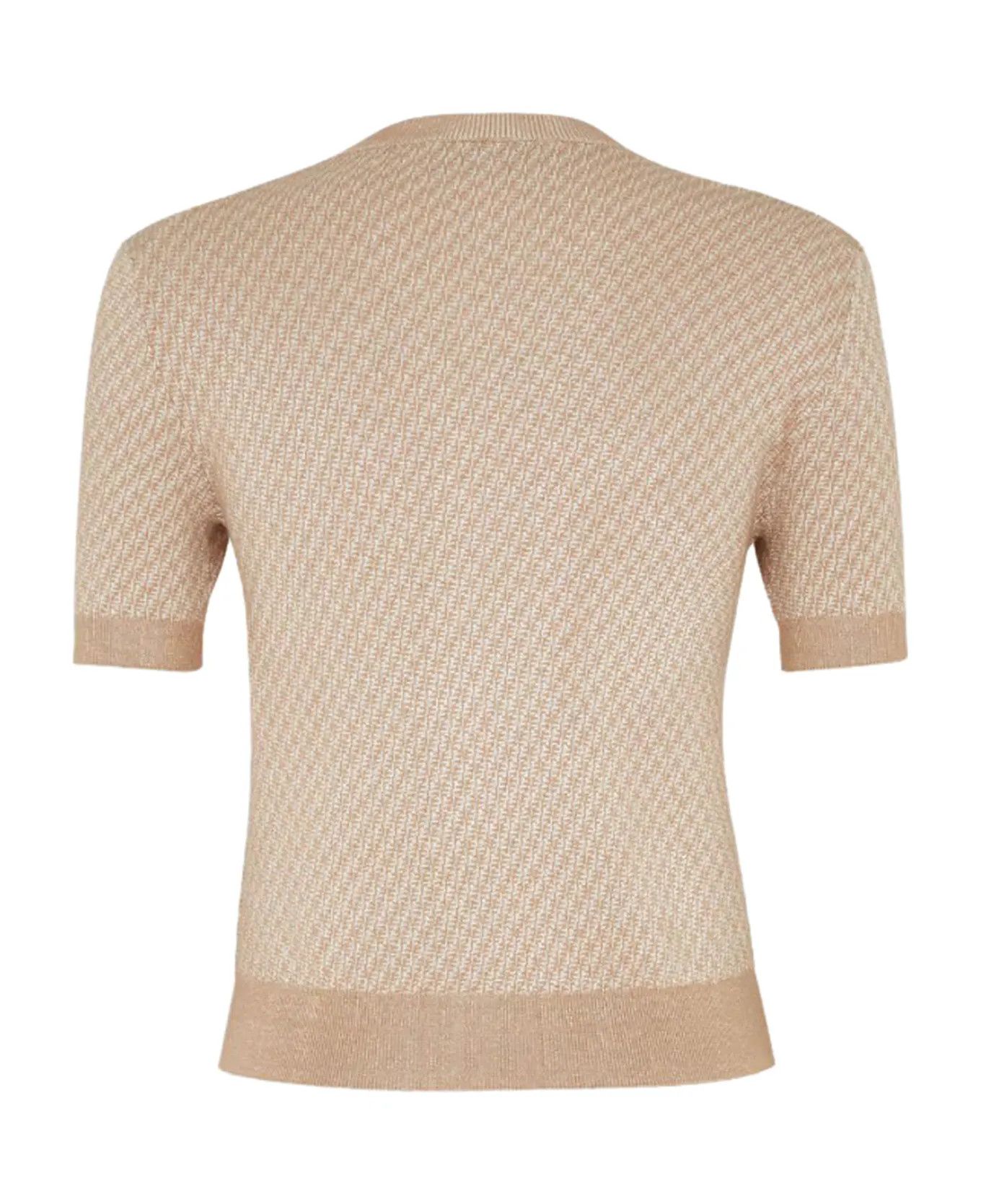 Fendi o1s1wg110326 Jumper in Beige Size L / US 10 / IT 46 - 2 Thumbnail