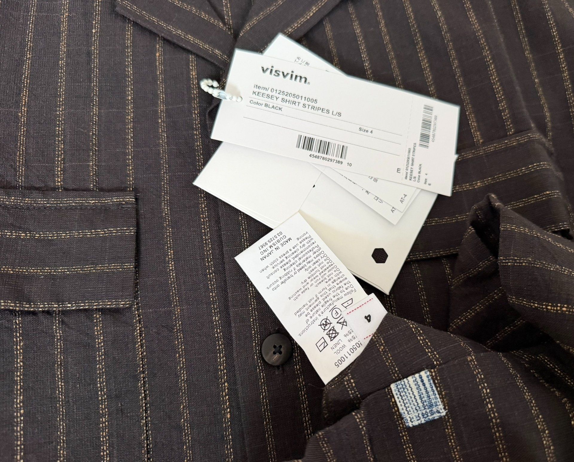 Visvim VISVIM 25AW KEESEY SHIRT STRIPES L/S Size US XL / EU 56 / 4 - 3 Thumbnail